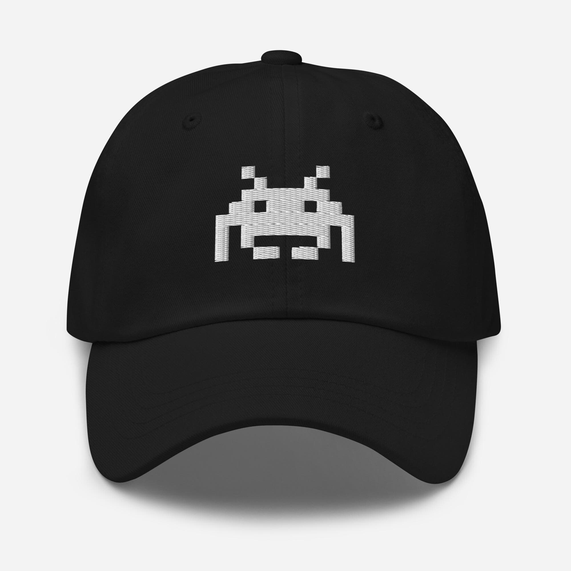 Retro Monster Pixel Hat – Embroidered Gamer Cap – Video Game Character Baseball Hat