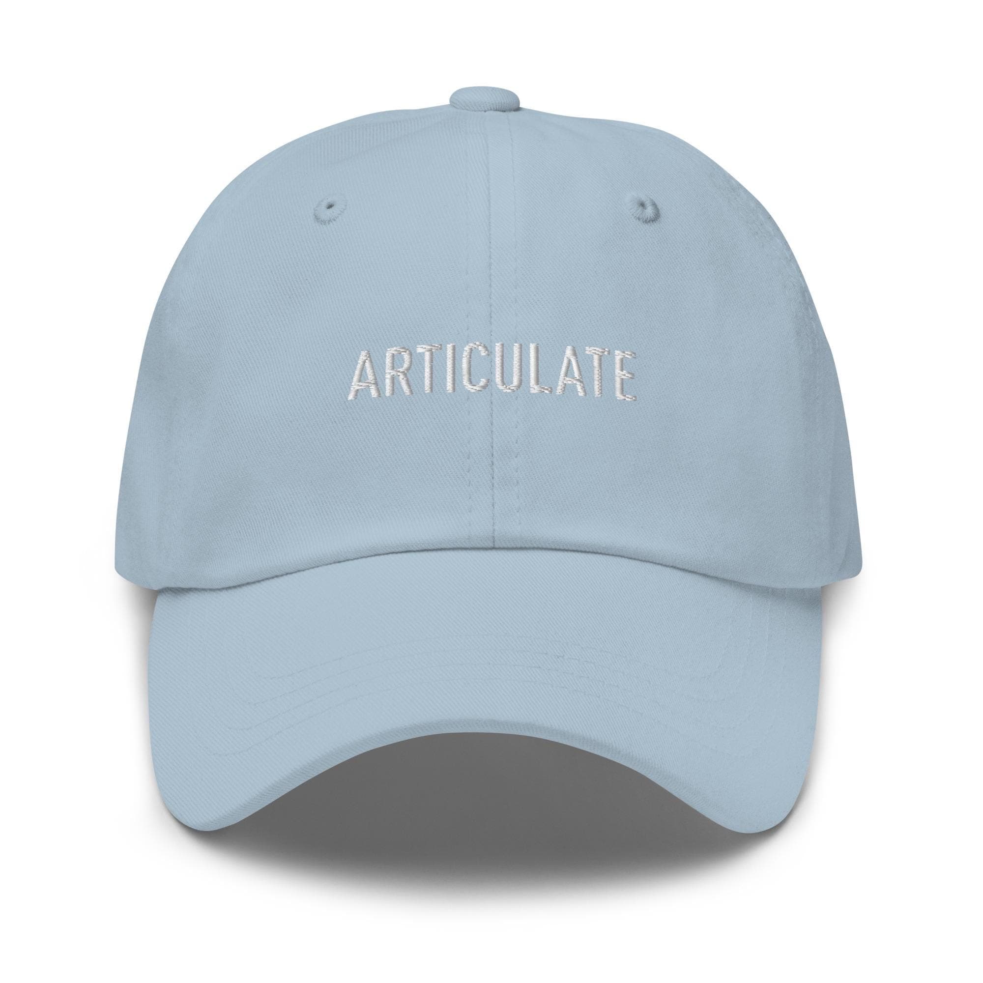 Articulate Cap Embroidered Hat with Adjustable Strap Metal | Personality Traits Hat | Personality Type | Gift for Friend Dad Cap