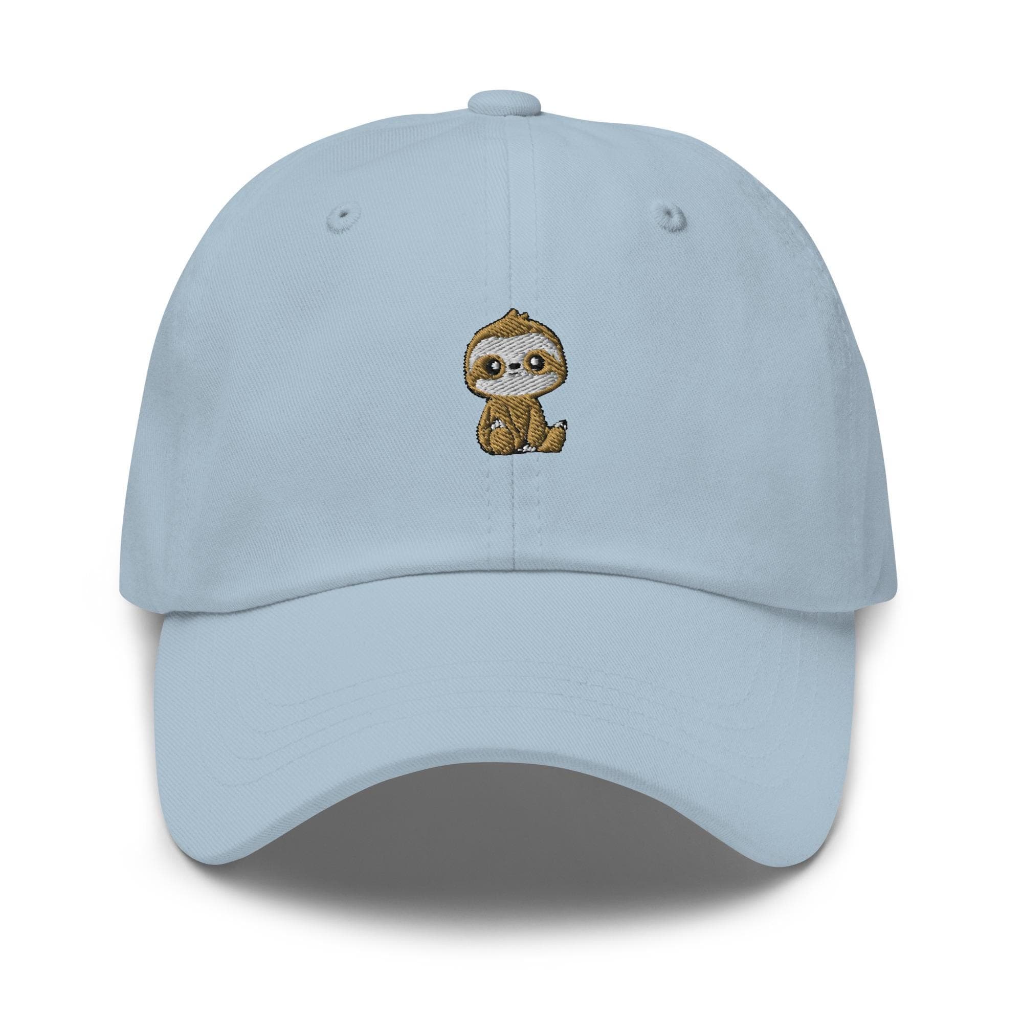 Cute Sloth hat Embroidered Dad Hat Sloth Gifts for Sloth Lovers Cap Animal Lovers Gift for Dad Gift for Mom Baseball Cap
