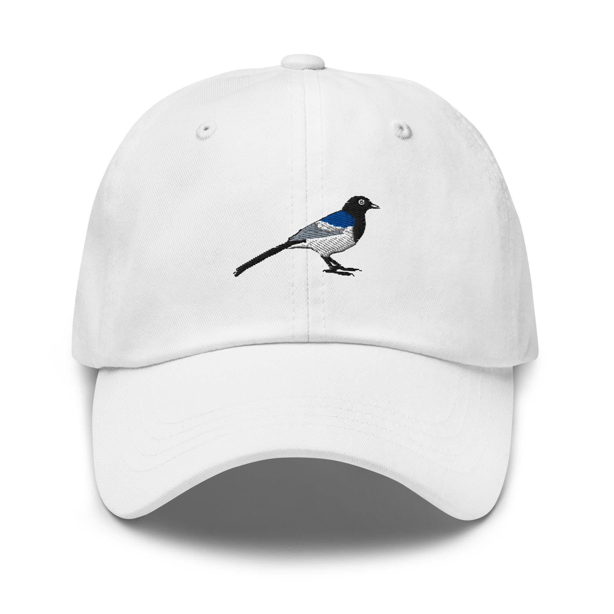 Magpie Bird Hat Magpie Bird Embroidered Hat Gift for Men Women Nature Lover Wildlife Baseball Cap Gift Bird Lover Hat Embroidered Dad Cap