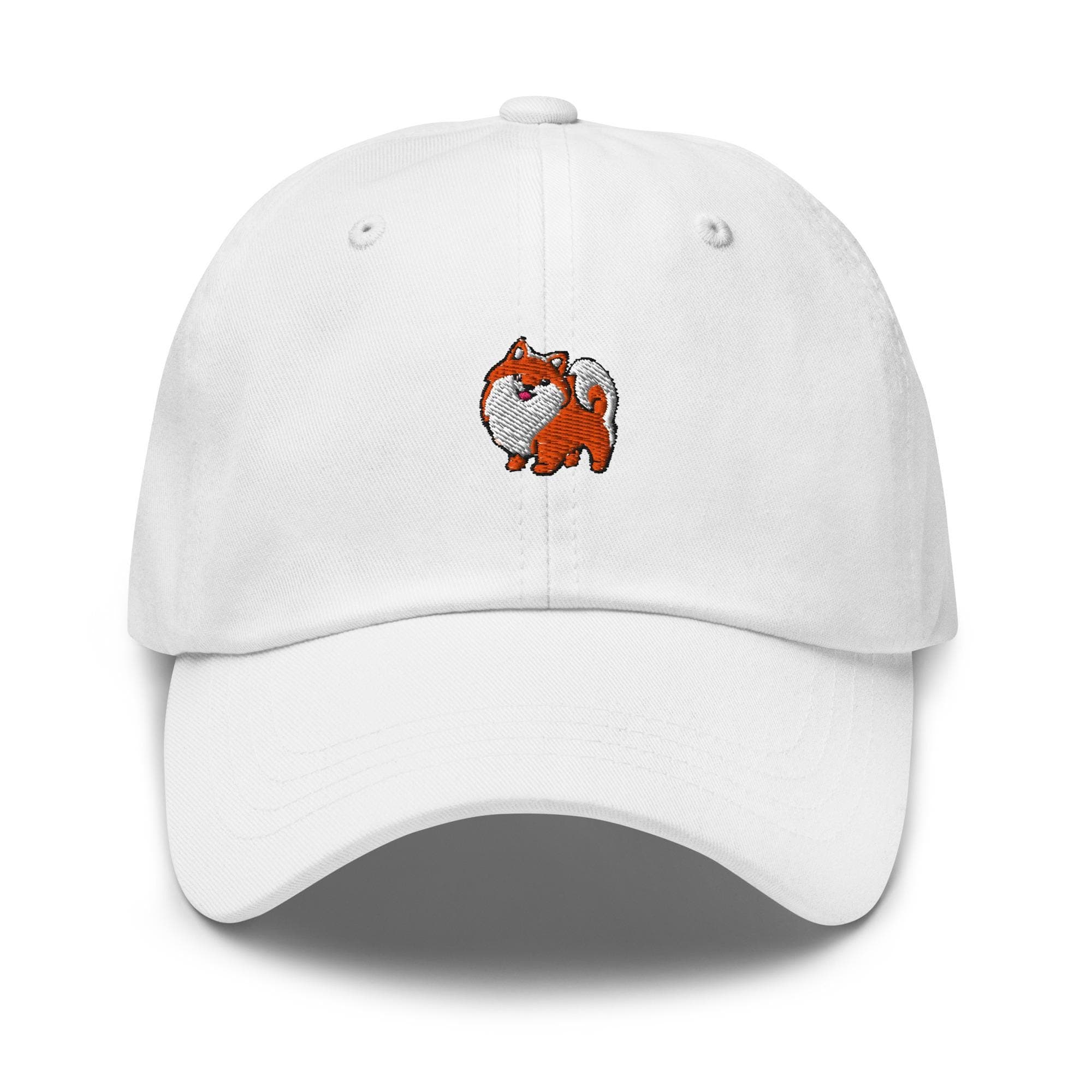 Pomeranian Hat Embroidered Dad Hat Cute Pomeranian Cap Gift for Dad Dog Animal Lover Gift for Pomeranian Dog Owner Cute Small Dog Gift Hat