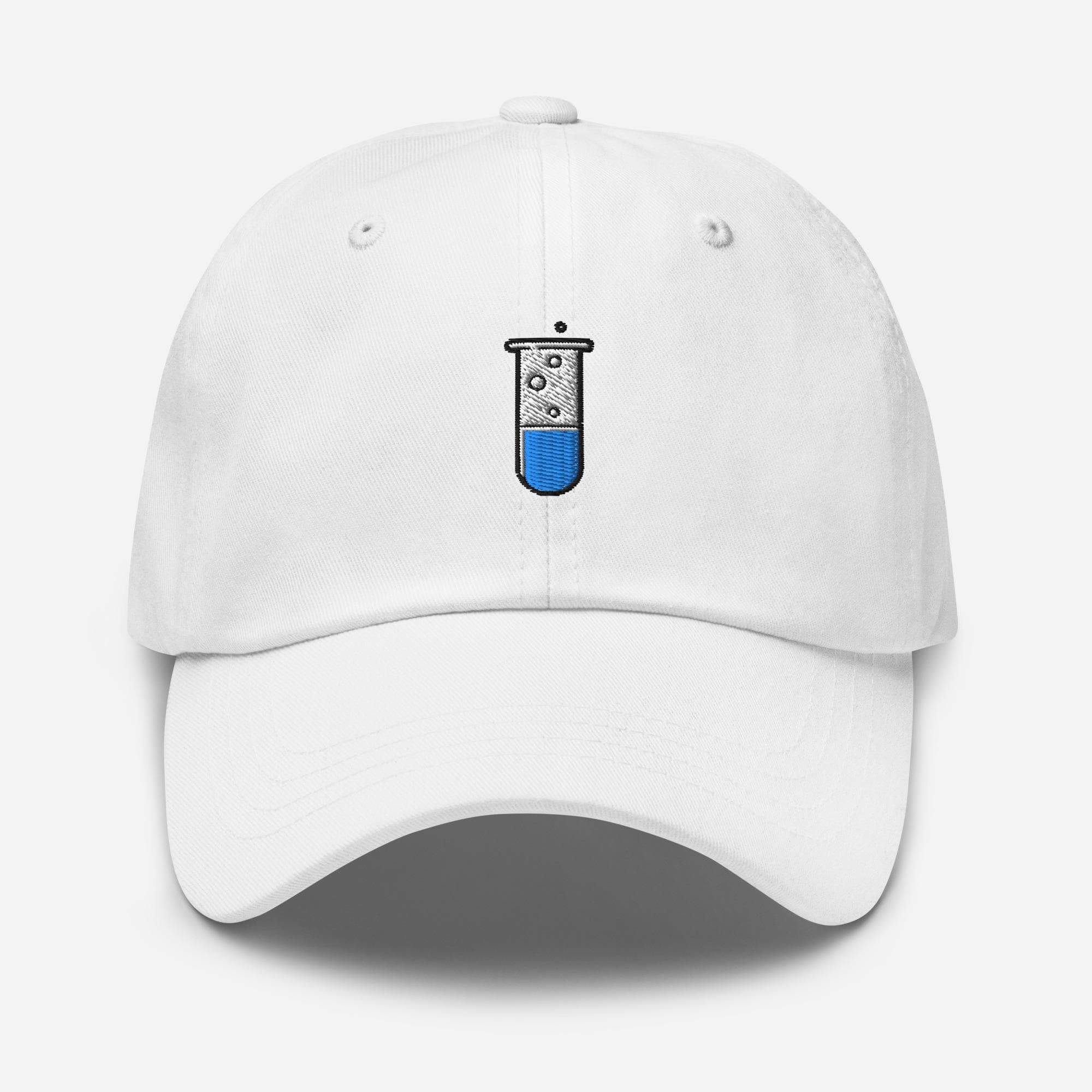Test Tube Embroidered Hat – Science Lover Cap, Geeky Gift, Fun Summer Baseball Hat