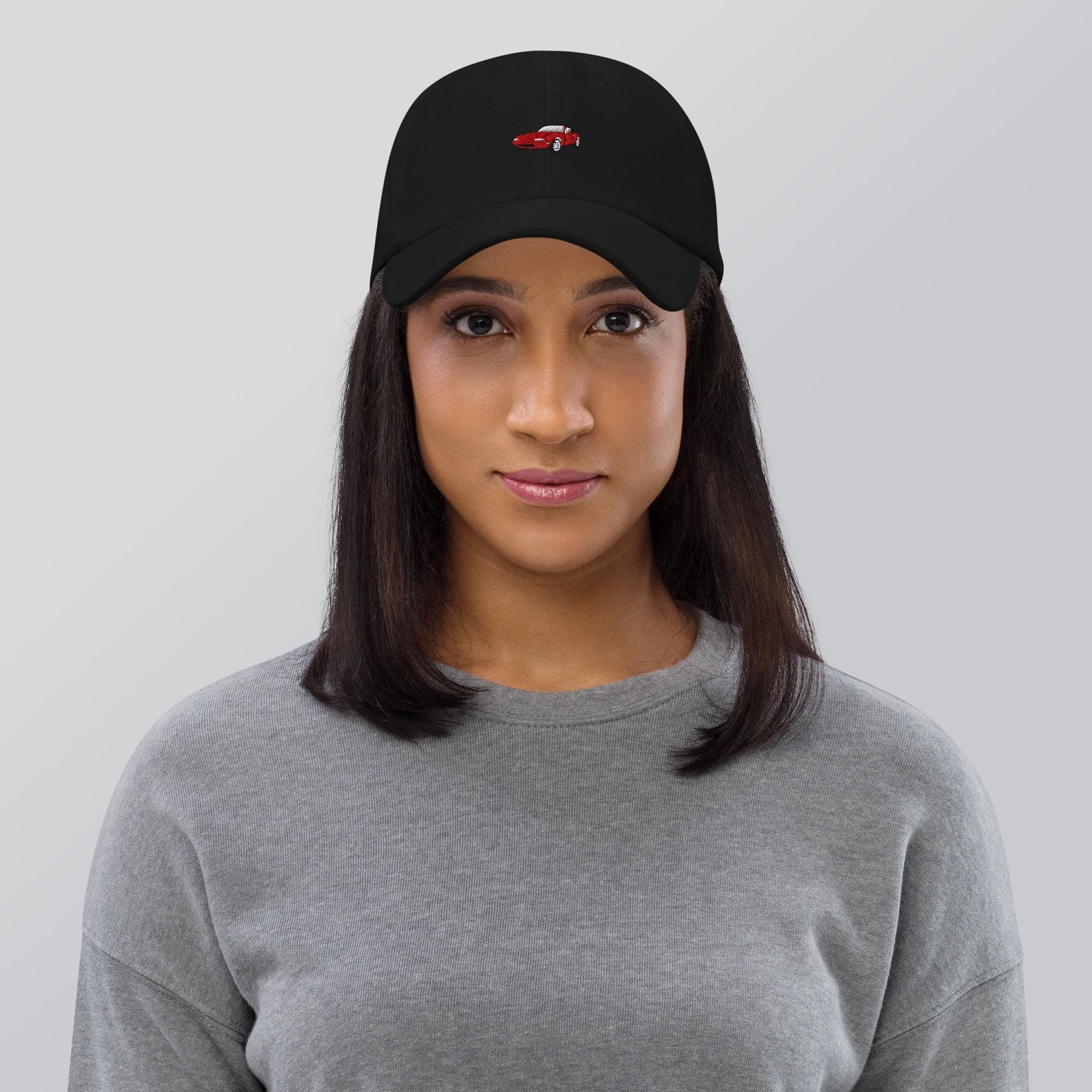 Red Miata Embroidered Dad Hat, JDM Car Baseball Cap, MX5 Miata Gift for Car Enthusiasts, Embroidery Cap for Him