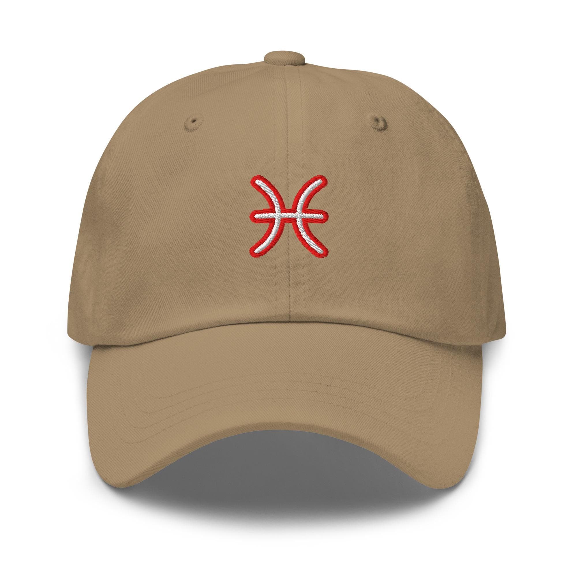 Pisces Zodiac Sign Hat Embroidered Dad Hat Adjustable Strap Gift for Pisces Birthday Gift Astrology Hat Horoscope Astrological Adult Cap