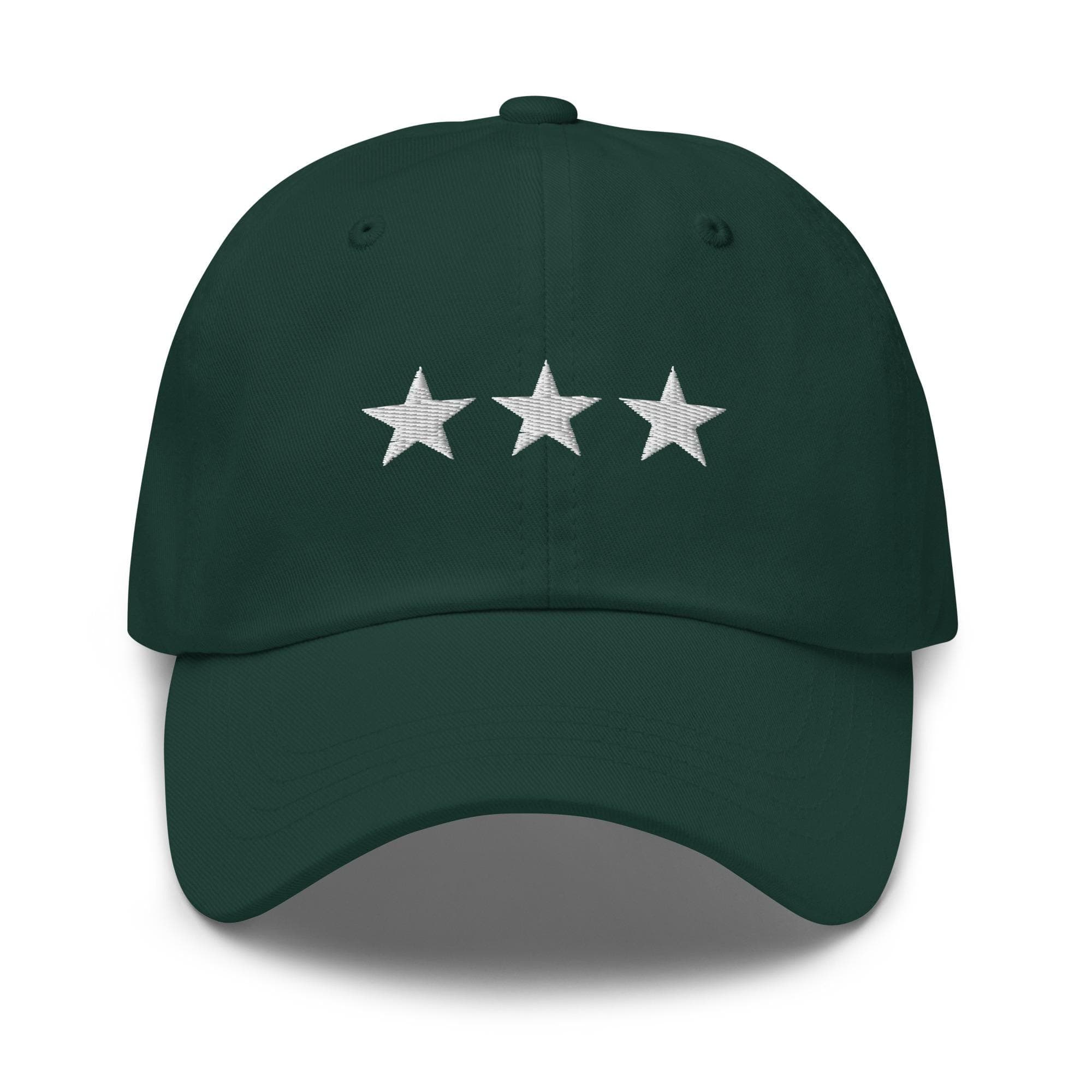 Three Star Hat Embroidered Hat Three Star General Military Hat Three-star insignia rank of lieutenant general Army Air Force Marine Corps