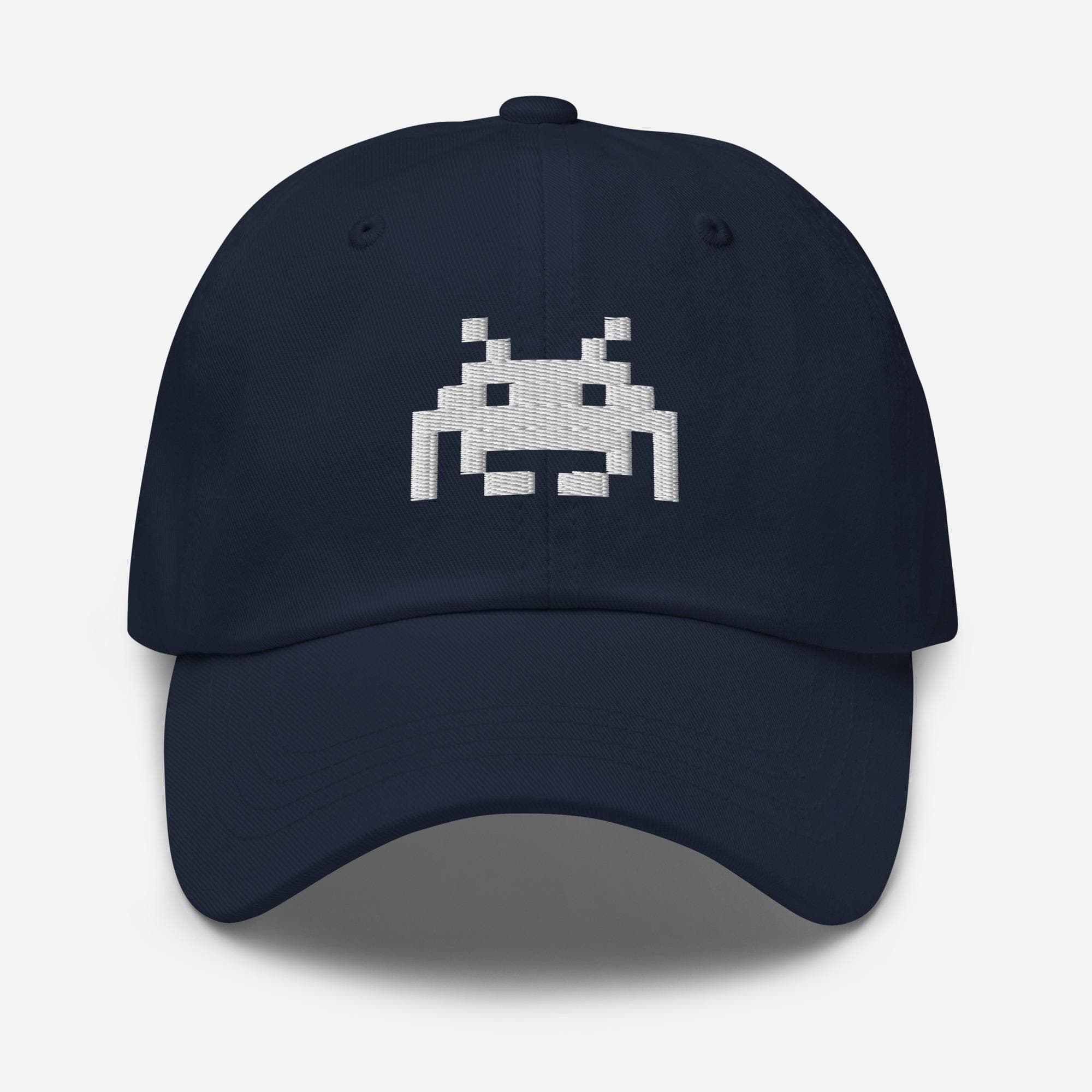 Retro Monster Pixel Hat – Embroidered Gamer Cap – Video Game Character Baseball Hat