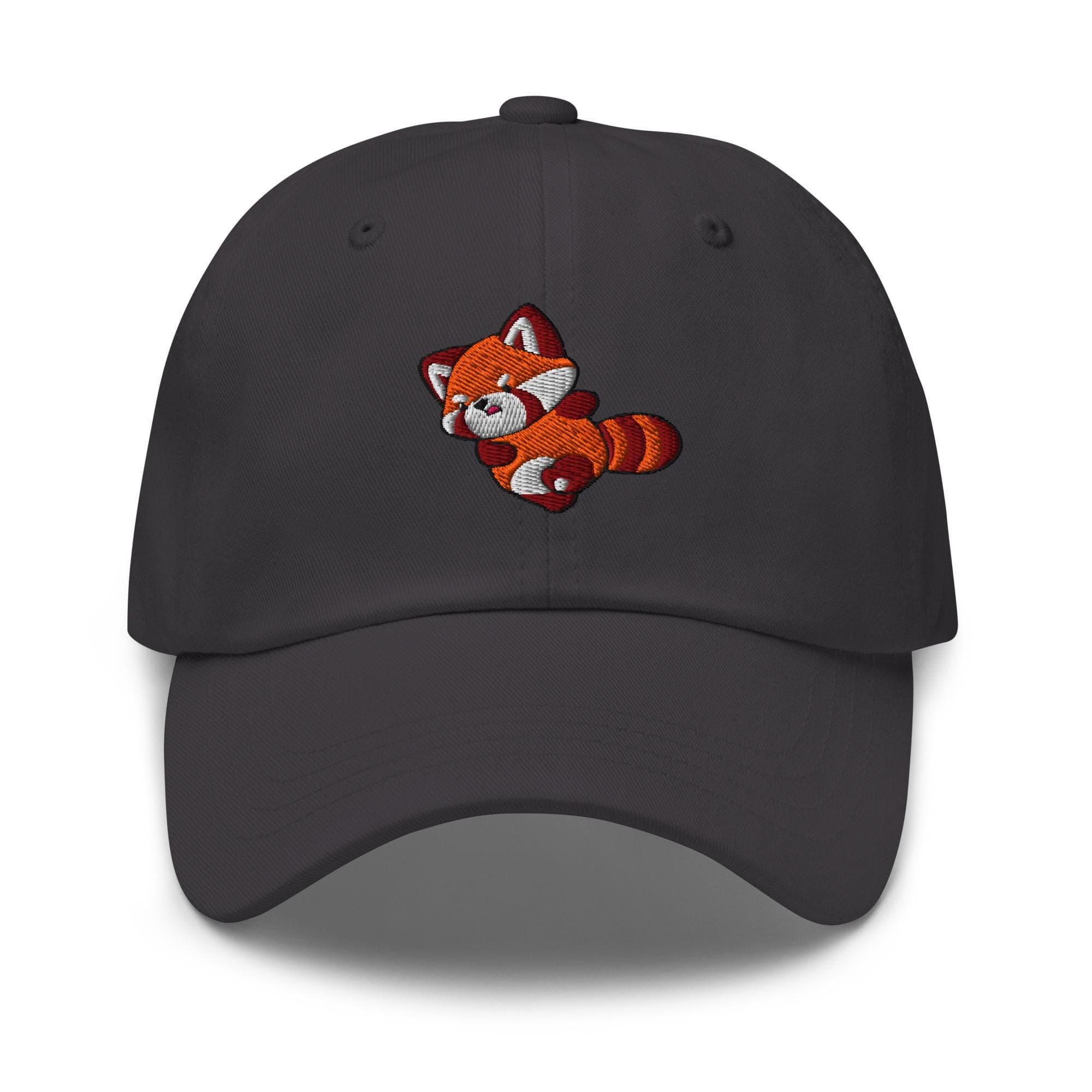 Cute Red Panda Running Embroidered Dad Hat, Gift For Panda Lovers Baseball Cap, Dad Cap Gifts, Gift for Dad Gift for Mom Hat Panda Cap