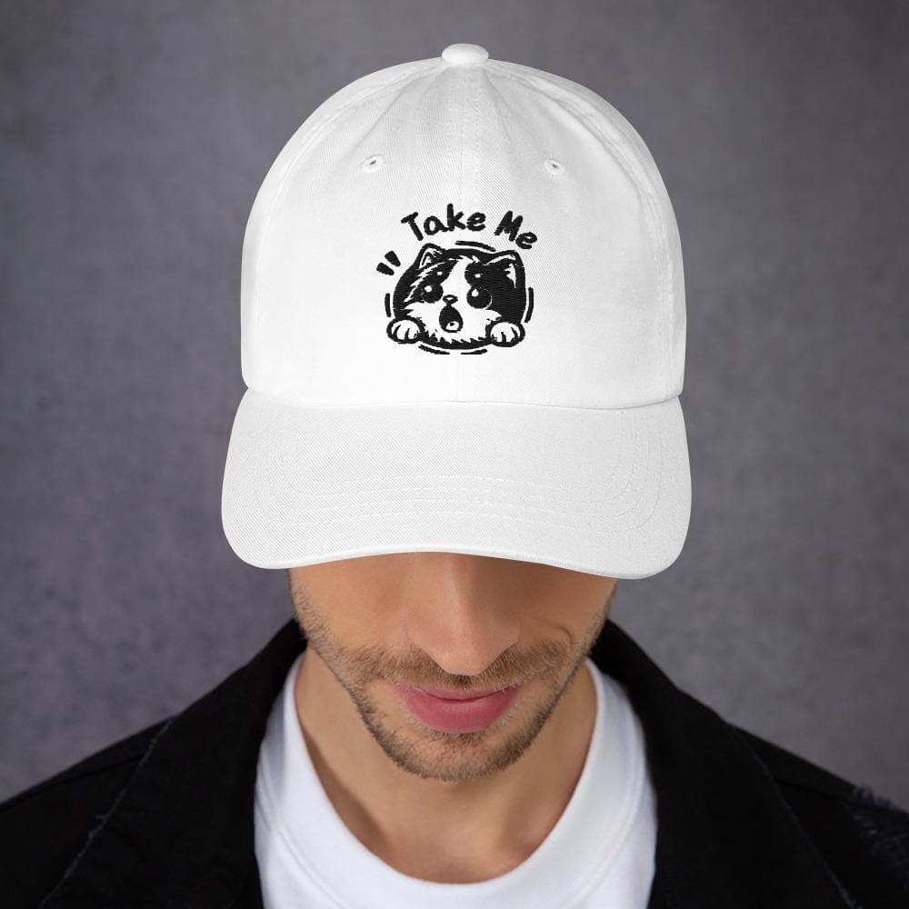 Cute Cat Hat Embroidered Dad Cap 
cat mom
cat dad
cat girl
cat owner hat
cat lover hat
gift for
for her
for him
cat cap
cute cat cap