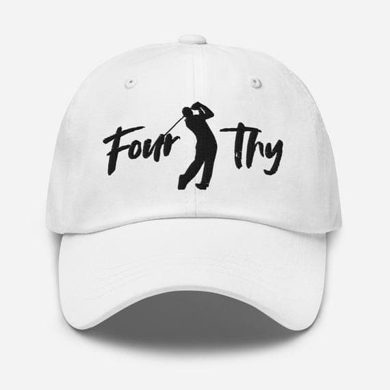 Forty Golf Dad Cap – 40th Birthday Golf Hat, Embroidered Golf Lover Gift, Adjustable Baseball Cap, Golfing Milestone Accessory