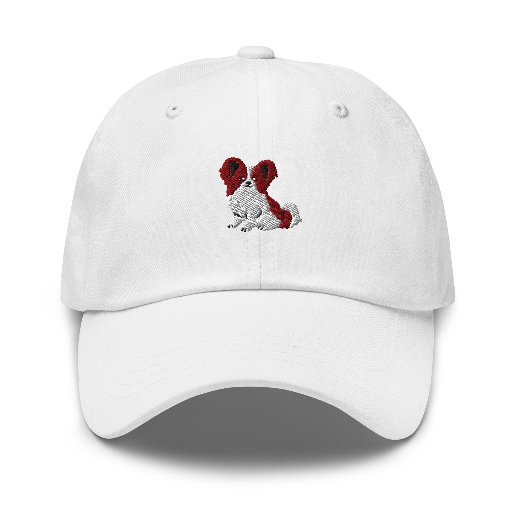 Papillon Hat Embroidered Dad Hat Cute Papillon Cap Gift for Dad Dog Animal Lover Gift for Papillon Dog Owner Cute Small Dog Gift Hat