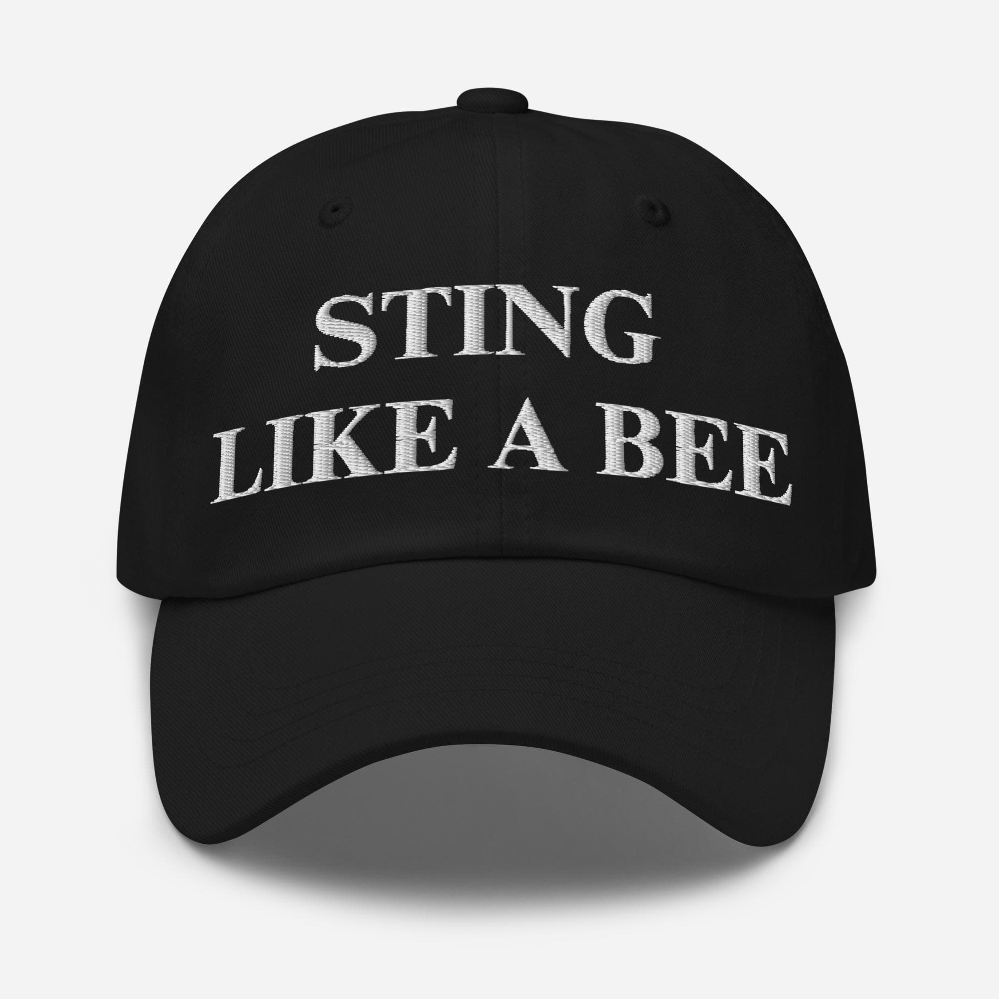 Sting like a bee Hat Embroidered Dad Cap