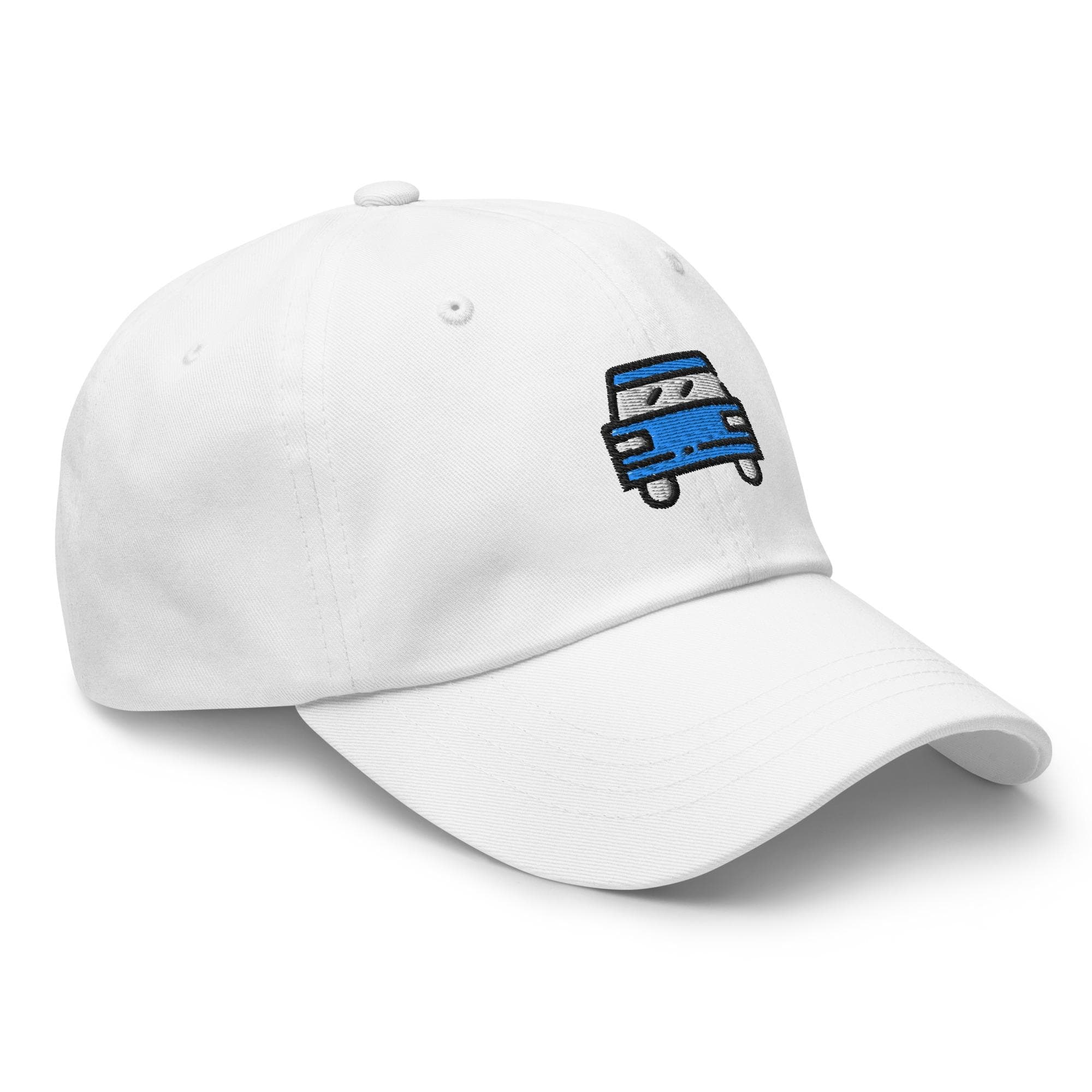 Cute Car Embroidered Hat – Unisex Baseball Cap – Fun Cartoon Car Design – Gift for Car Lovers