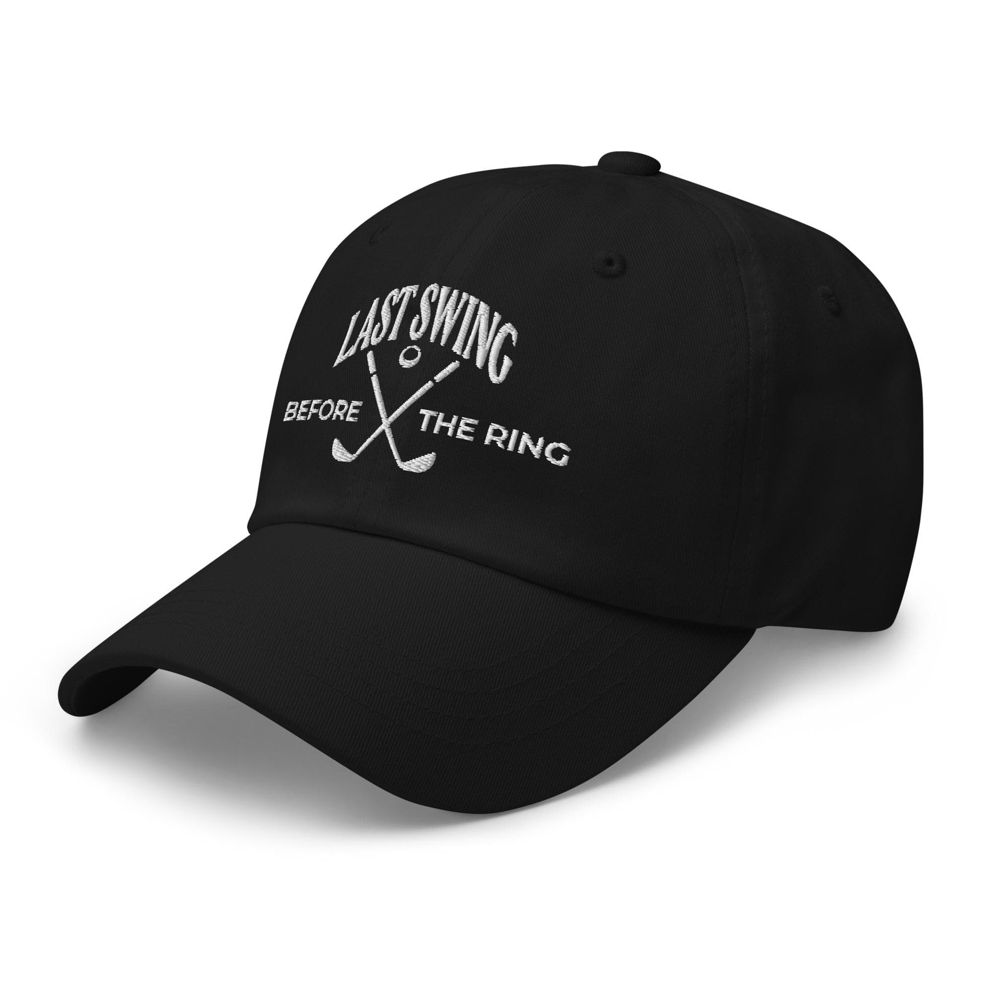 Last Swing Before The Ring Hat – Bachelorette Party Golf Cap, Bride Squad Embroidered Baseball Hat, Wedding Party Favor Gift