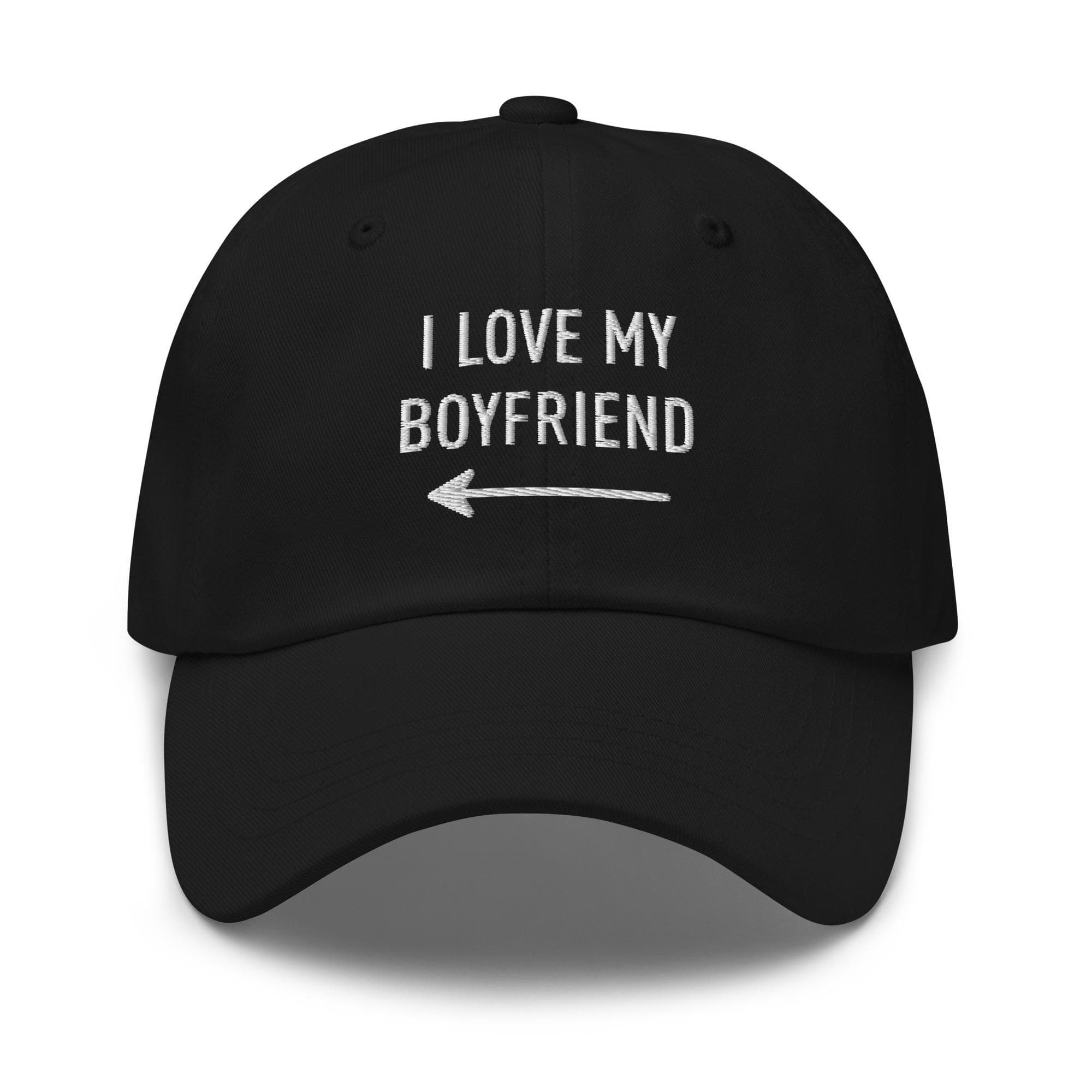 Funny Girlfriend Hat, Valentines Day Hat, Gifts for Boyfriend Dad Cap, I Love My Boyfriend Hat, Valentines Gift for Men Baseball Cap