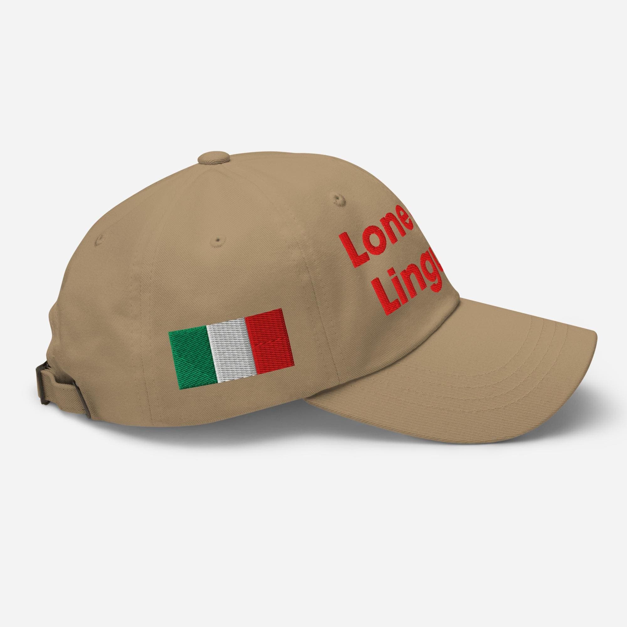 Lone Star Linguine Hat with Texas flag and Italy Flag