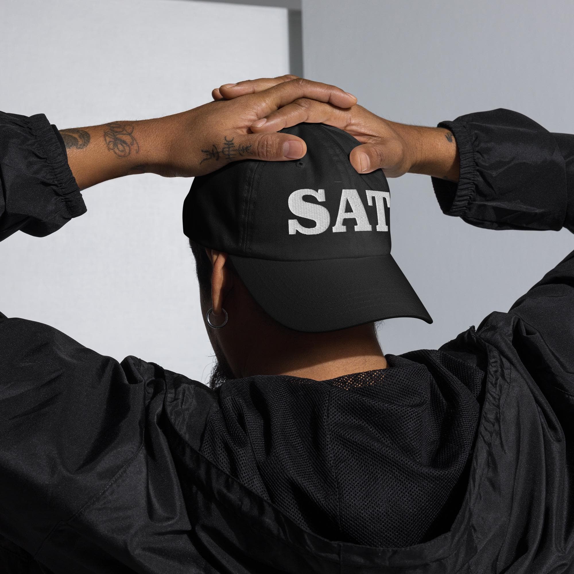 SAT HAT | Embroidered Dad Cap 
saturday hat
sat cap
hat with sat
cap with sat
funny hat
gift
memes
dad hat
trending hat
embroidered cap
for dad
