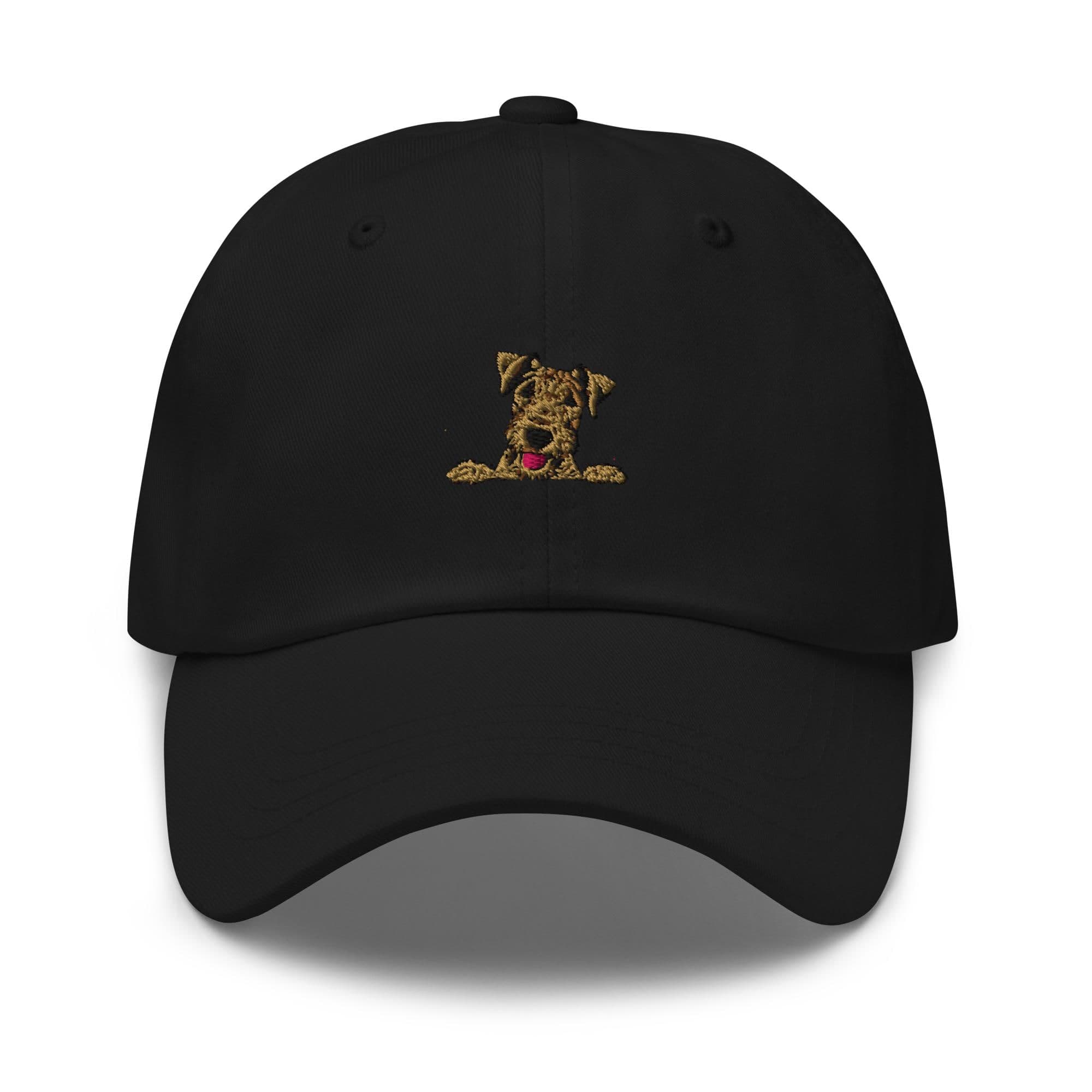 Airedale Terrier Hat Embroidered Dad Hat Cute Terrier Cap Gift for Dad Dog Animal Lover Gift for Terrier Dog Owner Cute Small Dog Gift Hat