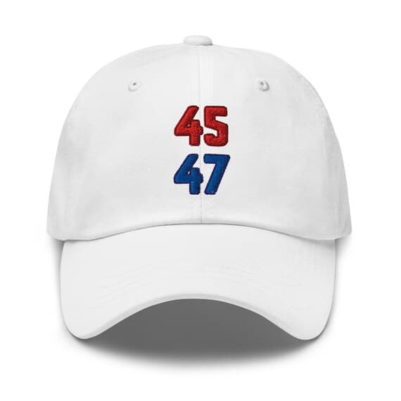 Donald Trump 45-47 Dad Hat Embroidered Hat 45 47 Trump Hat for Men and Women Baseball Cap Trump Cap Make America Great Again Trump