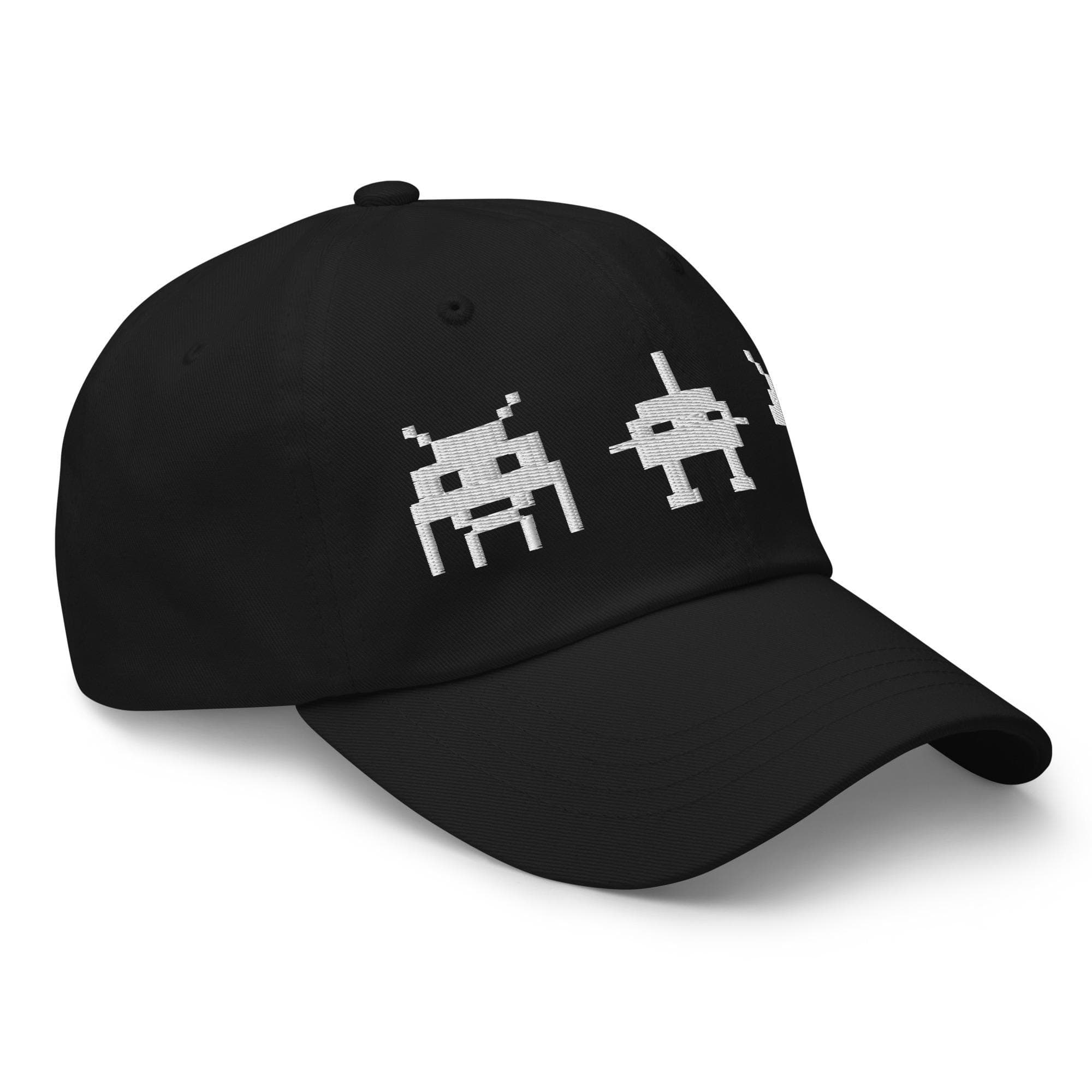 Classic Game Monster Embroidered Cap – Retro Gamer Hat, Vintage Gaming Gift, Geek Style Baseball Cap, Nerdy Dad Hat