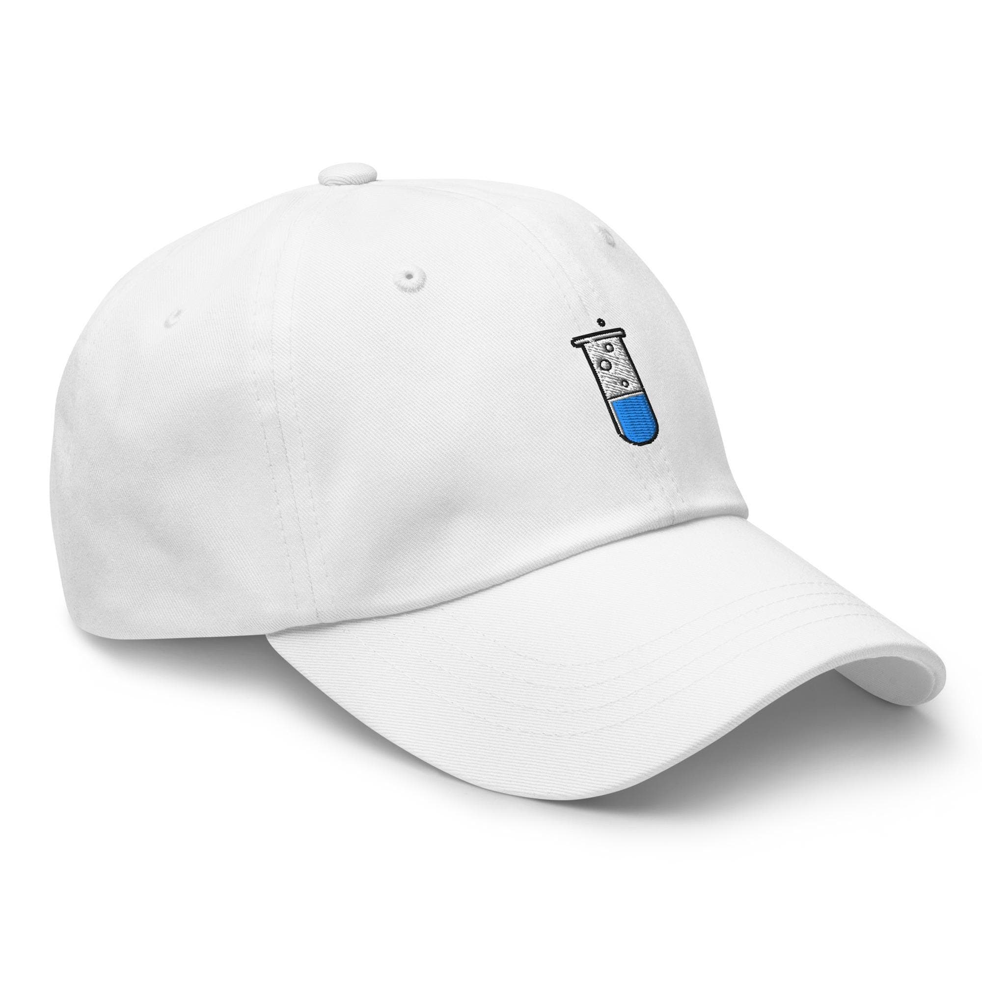 Test Tube Embroidered Hat – Science Lover Cap, Geeky Gift, Fun Summer Baseball Hat