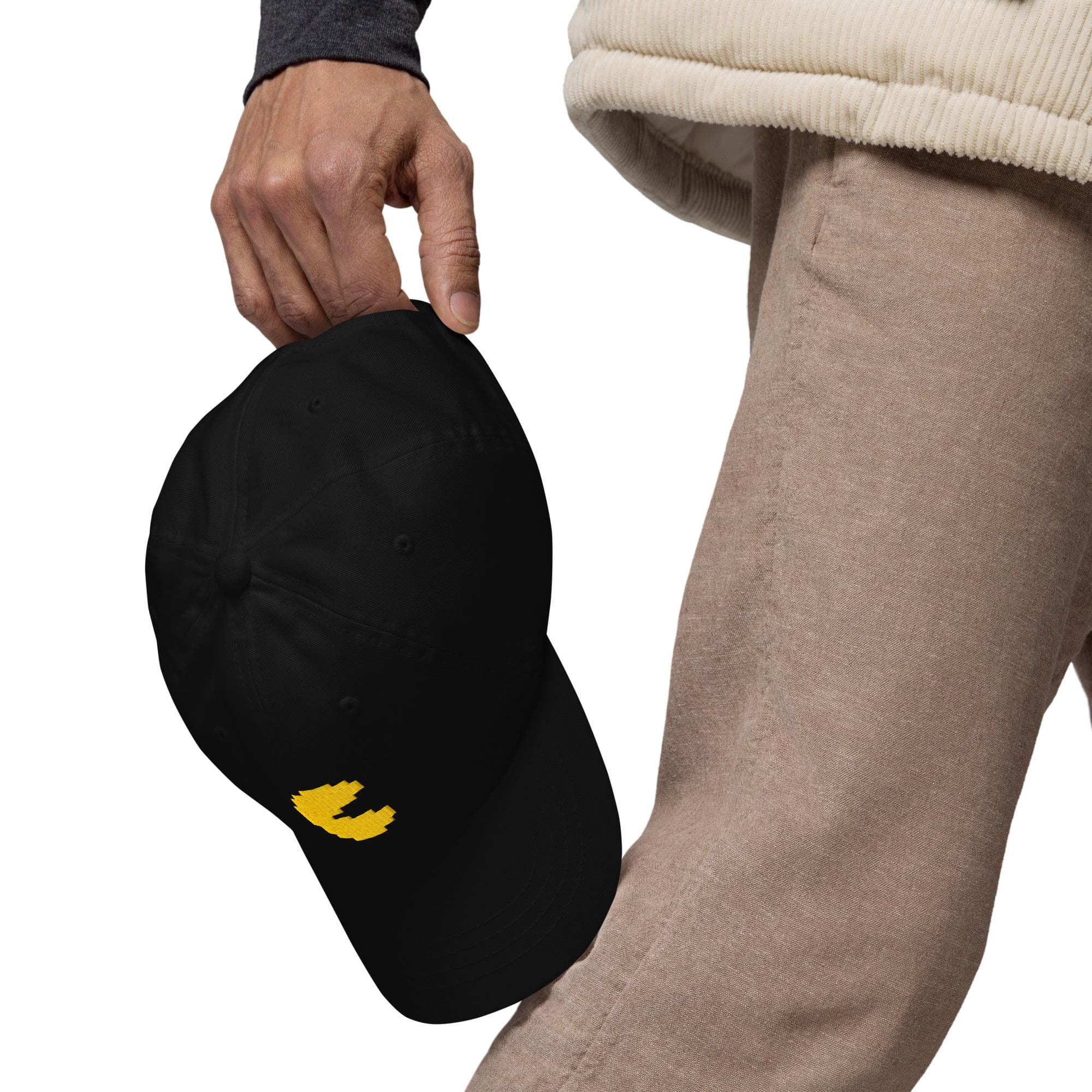 Pac-Man Embroidered Hat – Retro Arcade Gamer Cap, Classic Video Game Dad Hat, Pixel Gaming Style