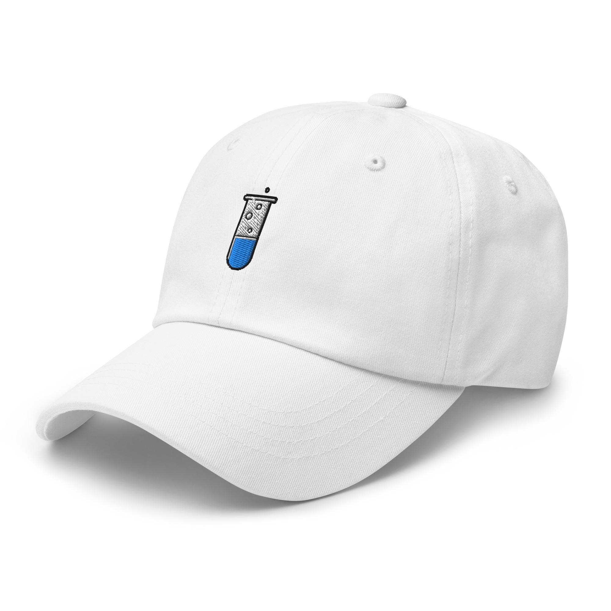 Test Tube Embroidered Hat – Science Lover Cap, Geeky Gift, Fun Summer Baseball Hat