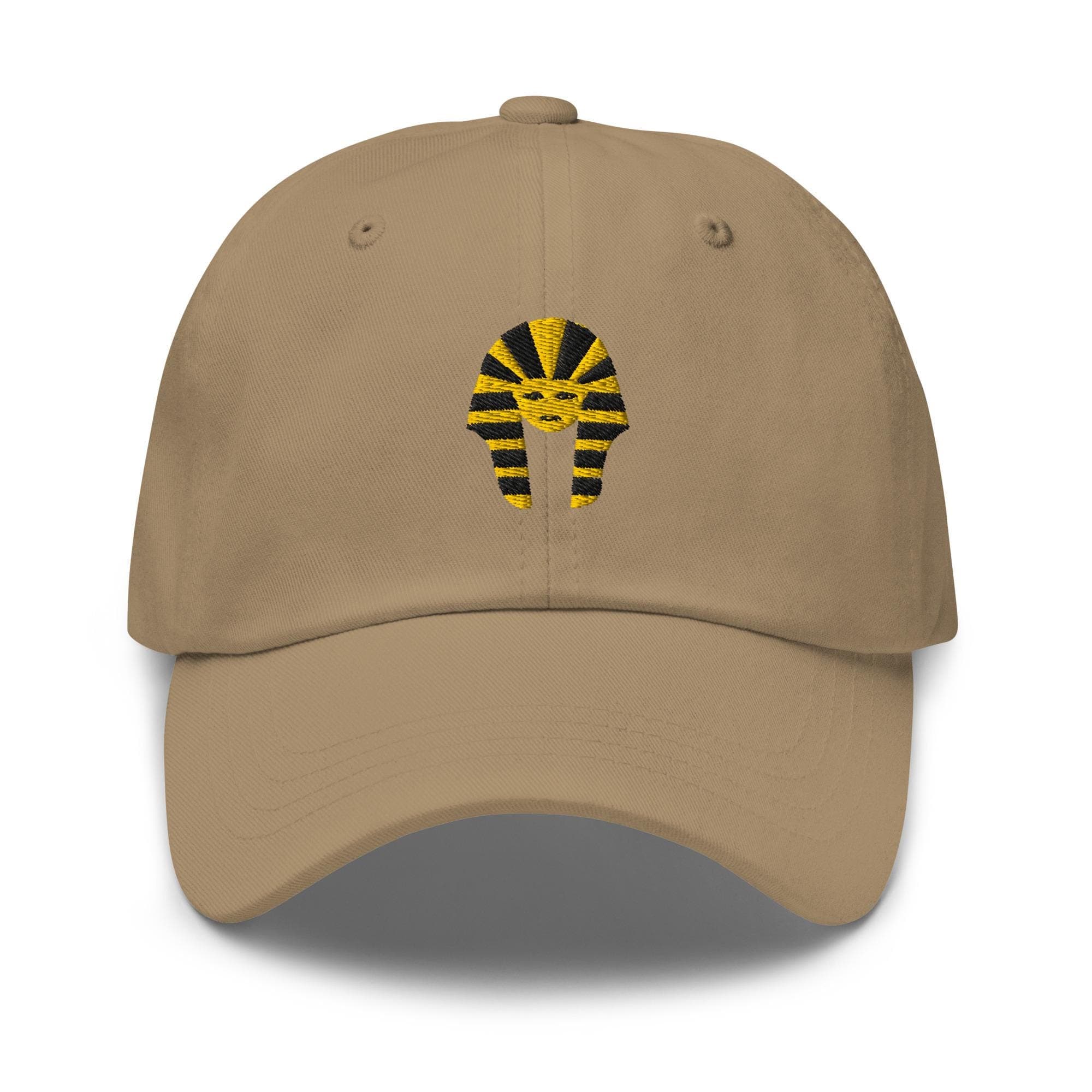 King Tut Embroidered Premium Dad Cap Baseball Cap Egyptian Hieroglyphs King Tut Hat Persian Hats Horus Hat Black Cat Gift for her Egypt Cap