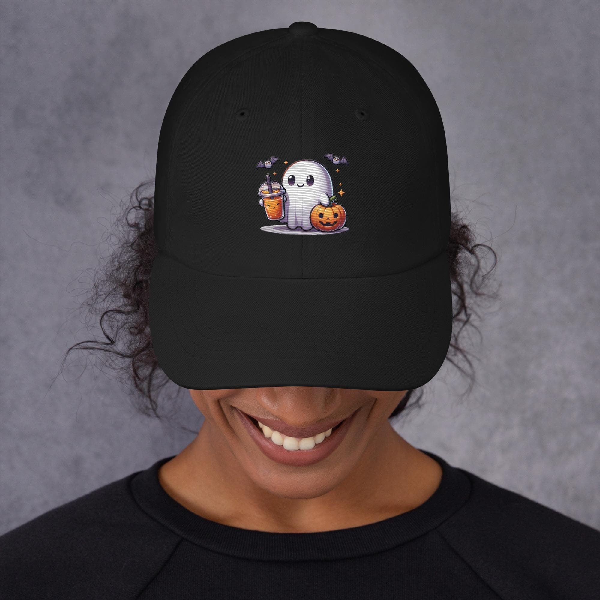 Cute ghost holding a tumbler Hat Embroidered Dad Cap | Halloween Gift Hat Funny Ghost Hat
Spooky
halloween cap
embroidered ghost
unique gift
for ghost lover
loves ghost
ghost drinking
halloween ghost
halloween hat
cute ghost hat