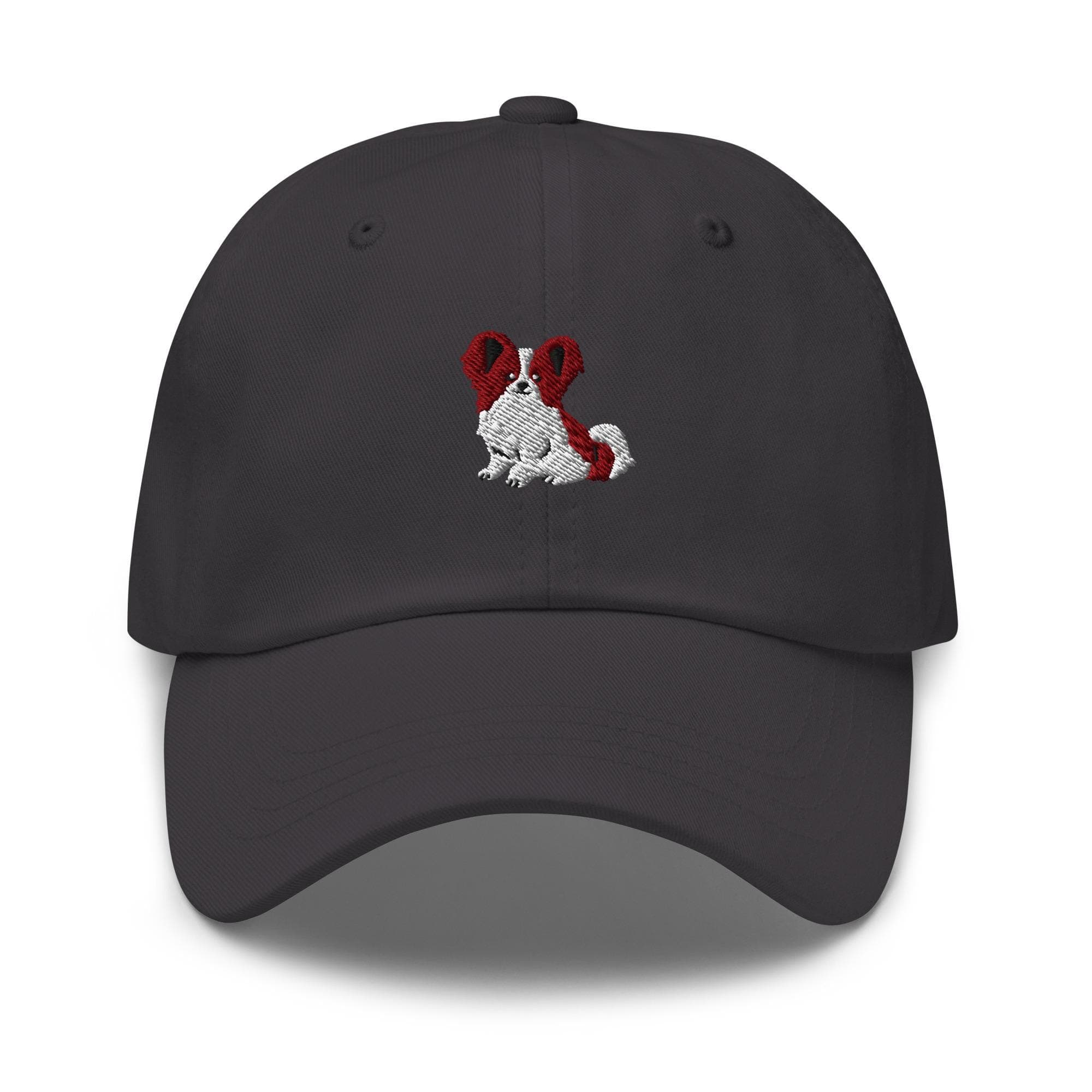 Papillon Hat Embroidered Dad Hat Cute Papillon Cap Gift for Dad Dog Animal Lover Gift for Papillon Dog Owner Cute Small Dog Gift Hat