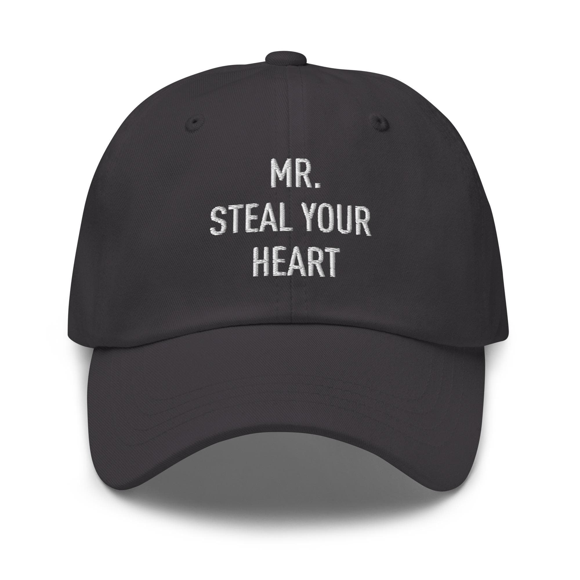 Mr Steal Your Heart Hat Embroidered Hat Gift for Valentines Hat Gift for mister Gift for husband Gift for Kids Gift for Teens Gift for Dad