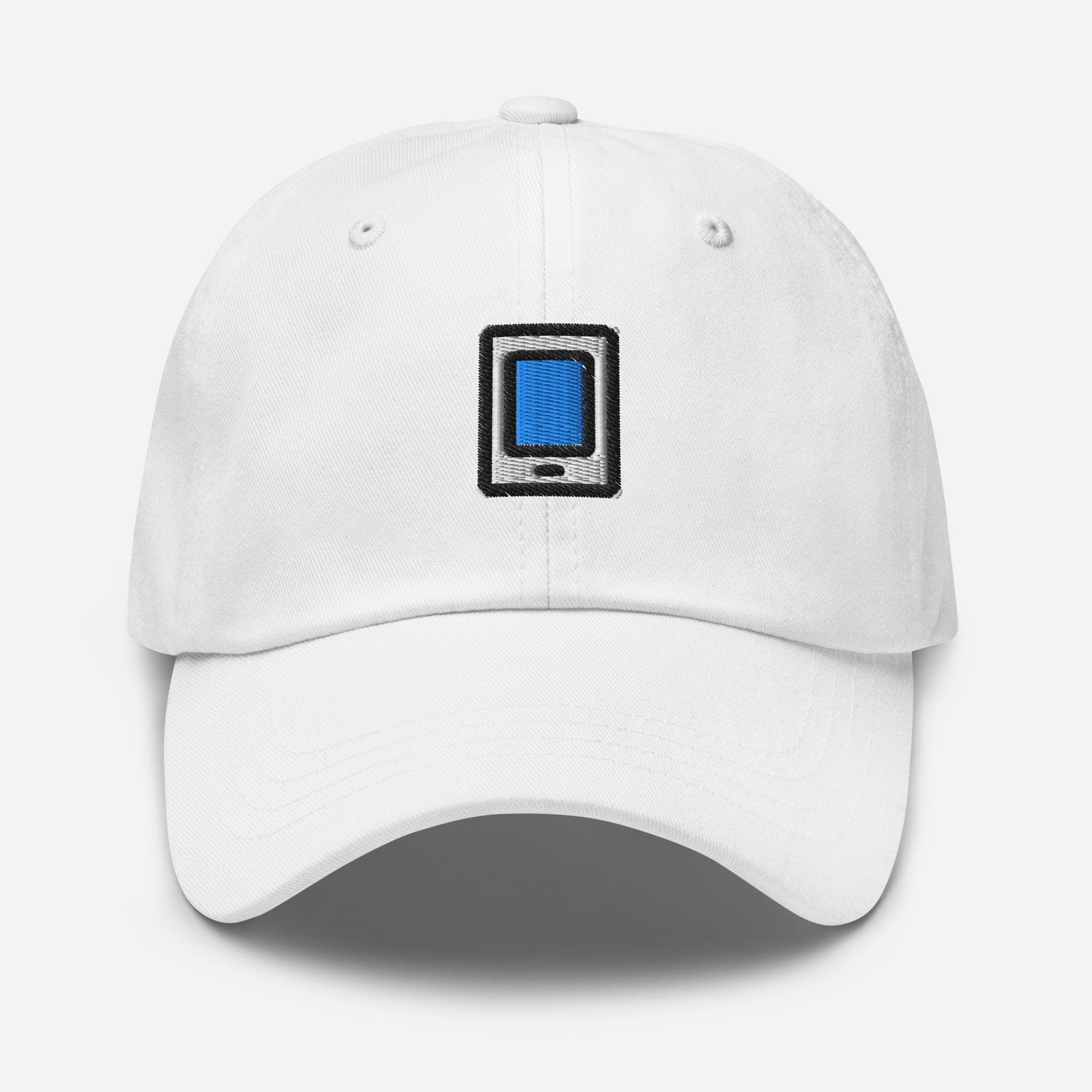 Cute Phone Embroidered Cap, Cartoon Phone Hat, Kawaii Accessories, Trendy Teen Hat, Fun Graphic Baseball Cap