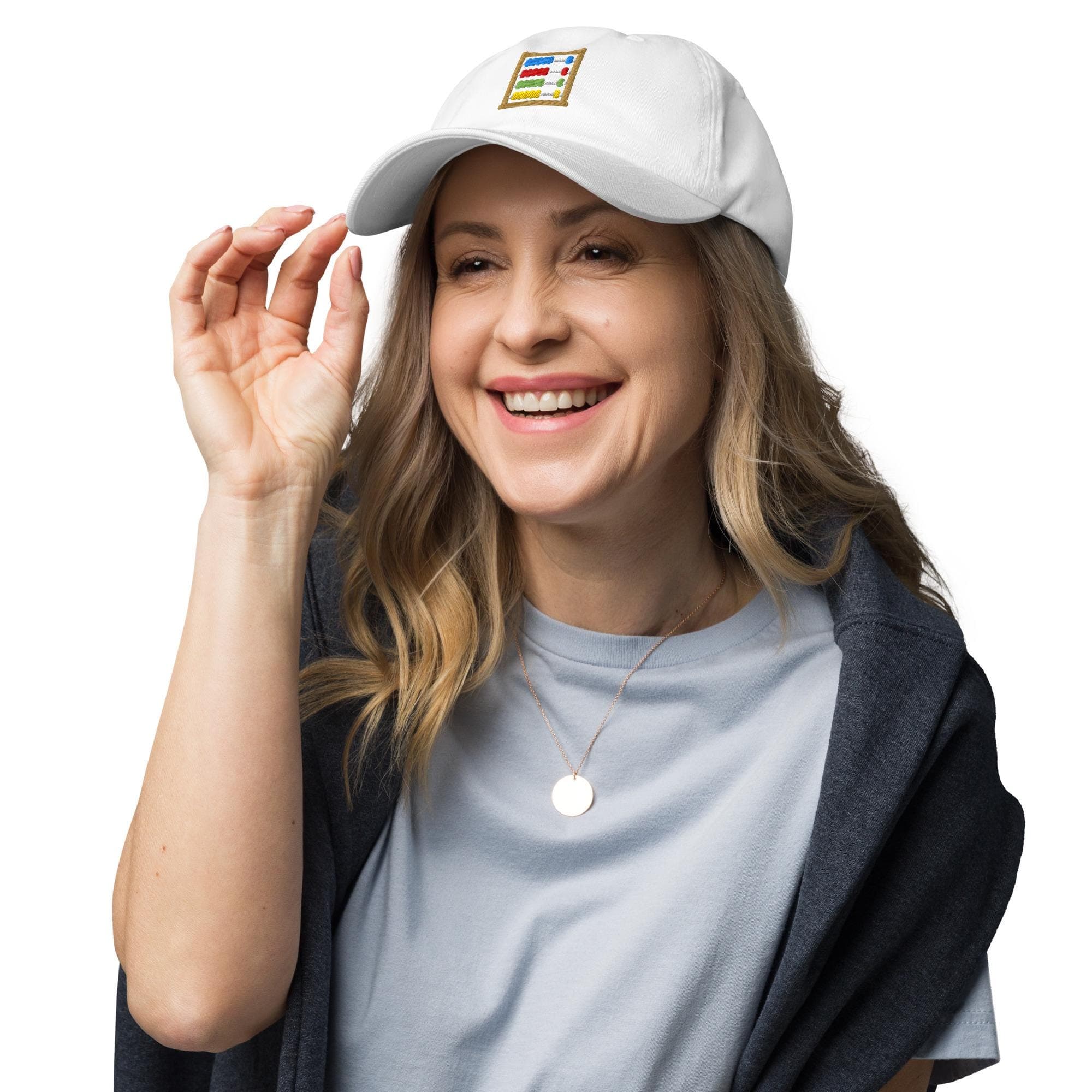 Embroidered Abacus Dad Cap – Math Teacher Gift, Numeracy Baseball Hat, Vintage Dad Hat for Math Lovers