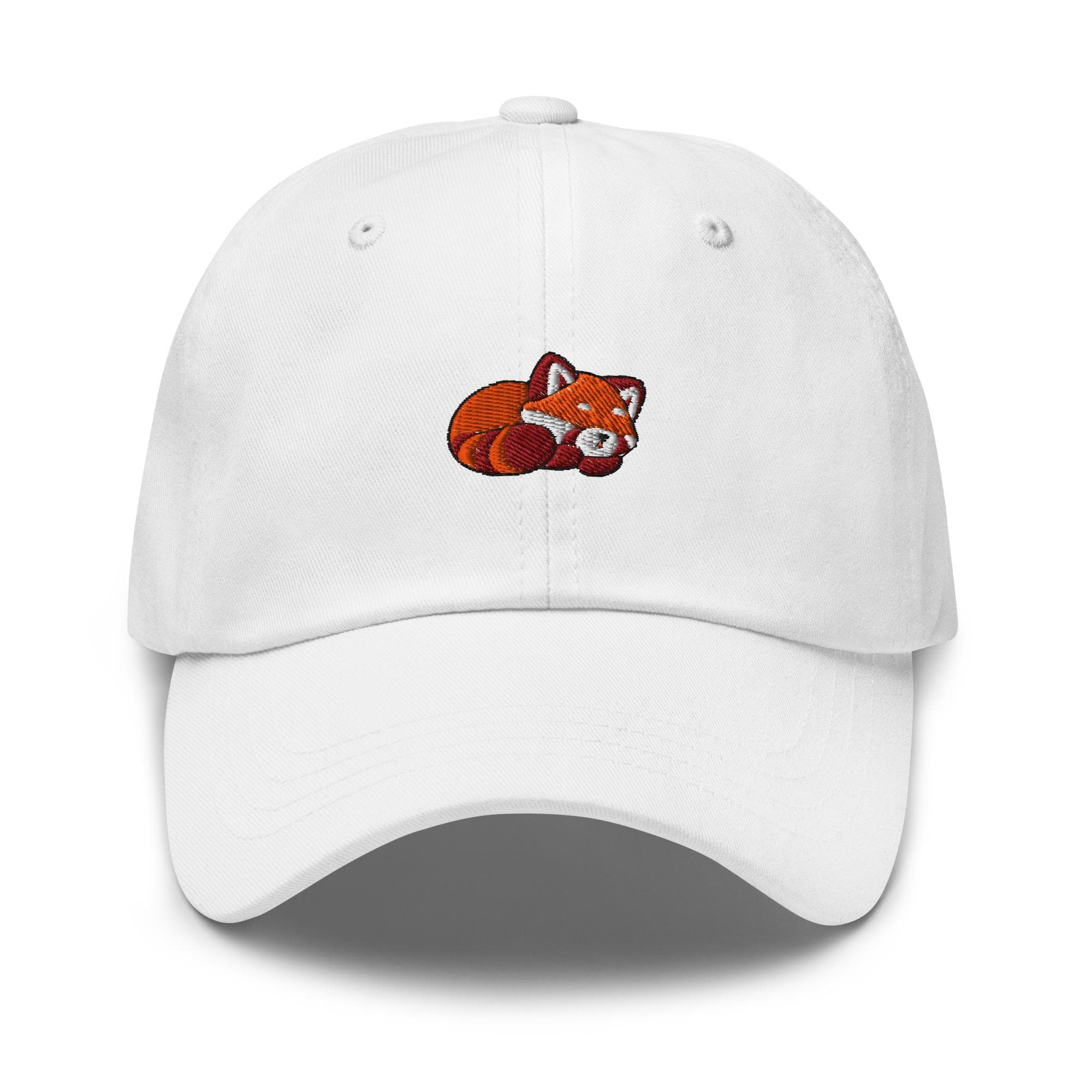 Cute Red Panda Sleeping Embroidered Dad Hat, Gift For Panda Lovers Baseball Cap, Dad Cap Gifts, Gift for Dad Gift for Mom Red Panda Cap