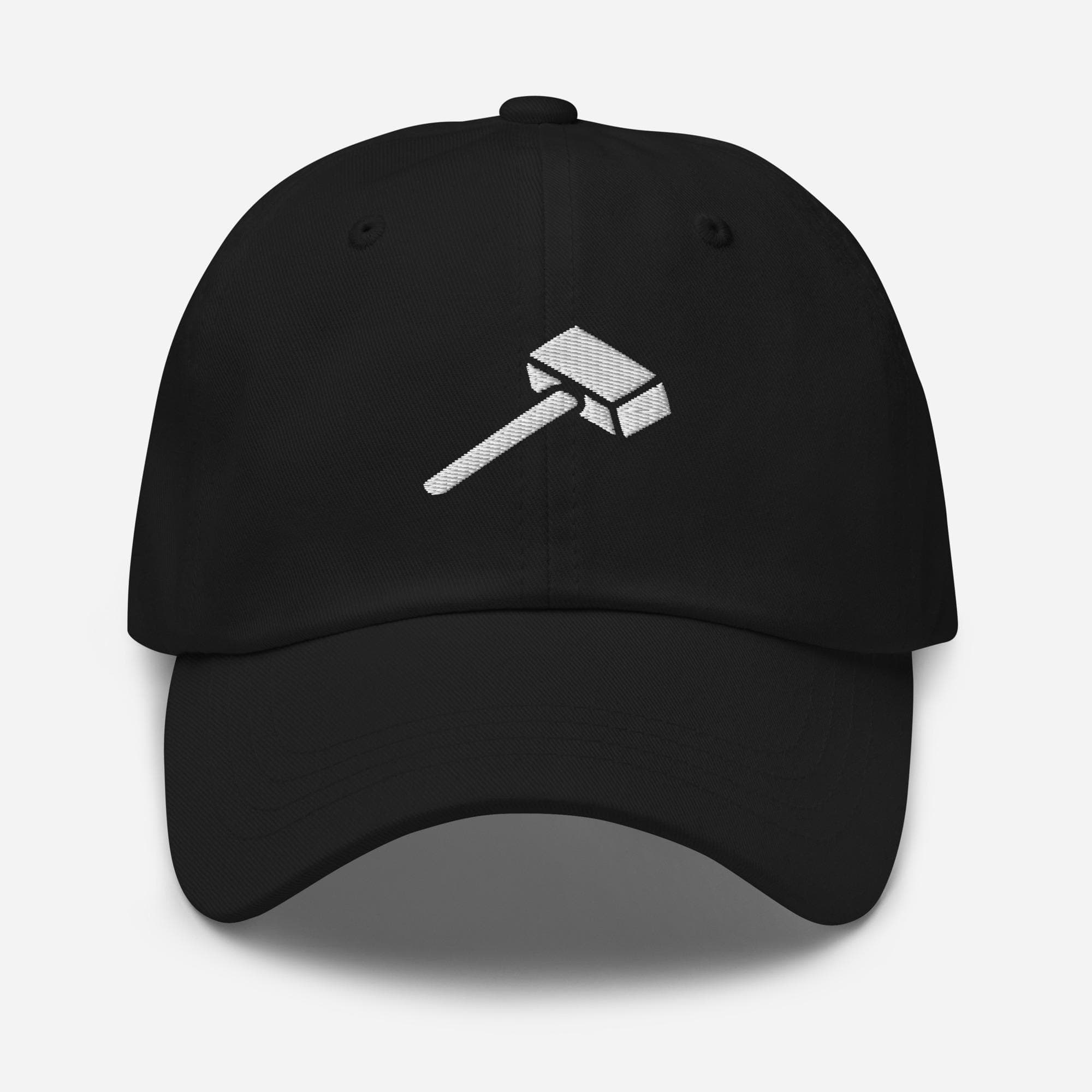 Hammer Hat Embroidered Cap – Construction Worker Cap, Carpenter Gift, Handyman Dad Hat, Workwear Embroidery Baseball Cap