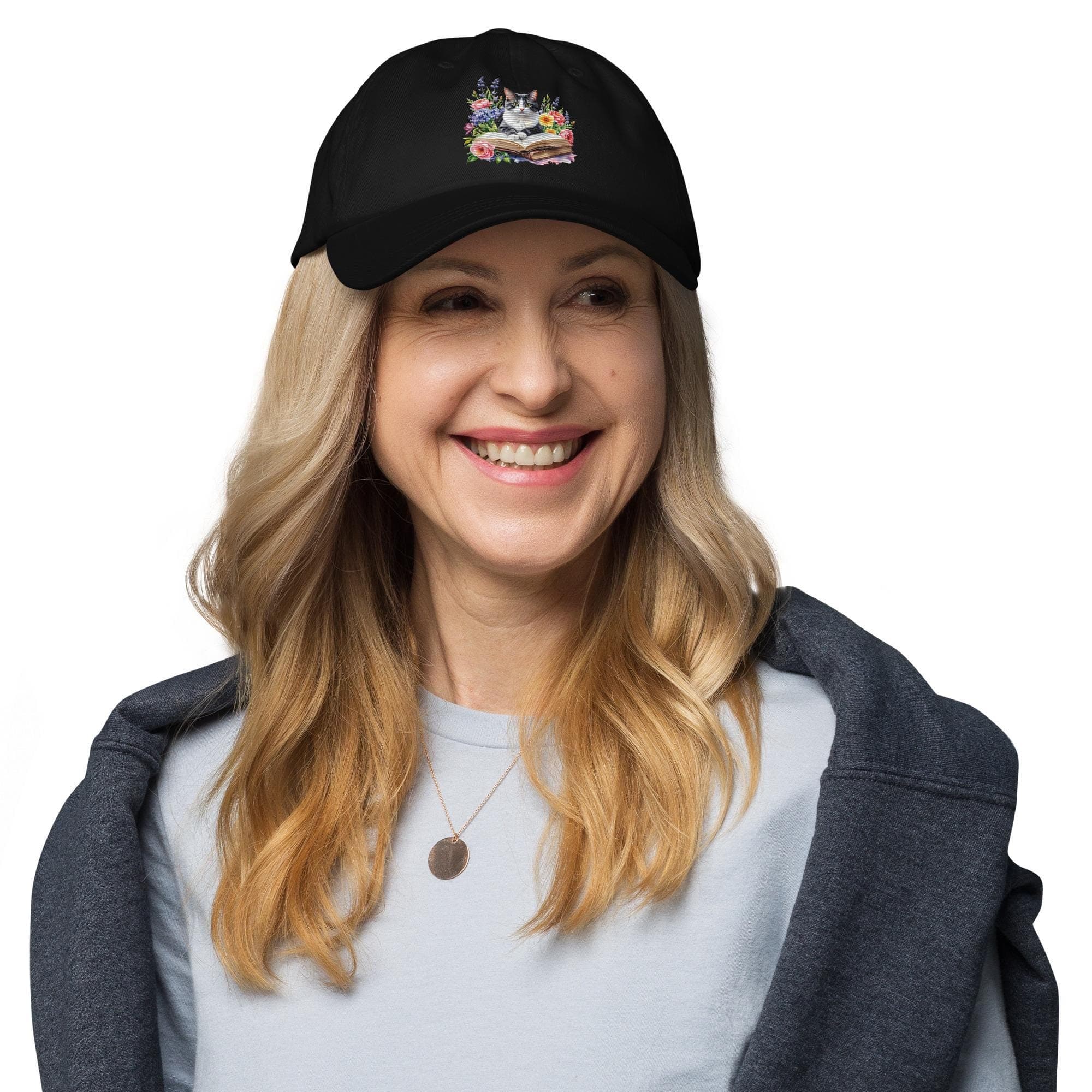Floral Cat Hat Embroidered Dad Cap | Cat and Books Floral Cat Shirt
Cat Book Shirt
Cat Lover Gift
Cute Cat Shirts
Cute Book Cat Shirt
Book Nerd Shirt
Book Lover Shirt
Books and Cats Shirt
Cat Mom Shirt
Cat Shirt
Cat Gift Tee
Black Cat
Cat Shirt Woman