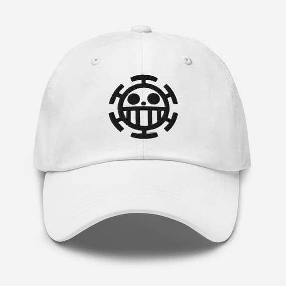 Trafalgar Law Hat Heart Pirates Embroidered Dad Hat Anime Gift Cap Anime Lover Hat Baseball Cap