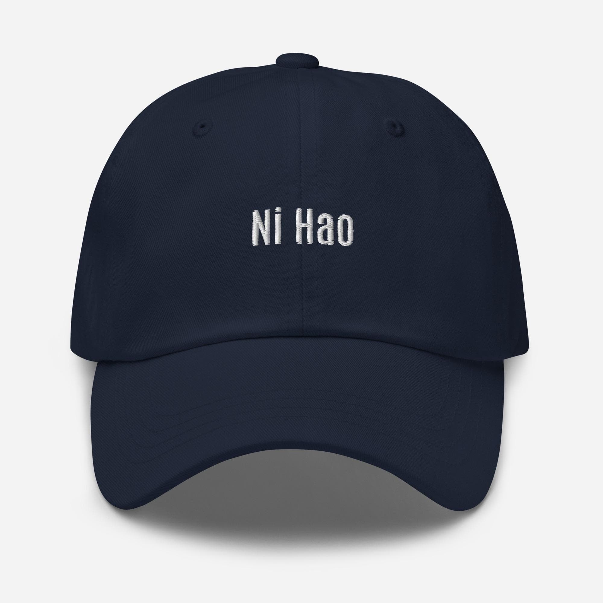 Ni Hao Hat | Embroidered Dad Cap red note
tiktok hat
chinese hat
funny hat
Funny Dad Cap
funny quotes on hat
funny sayings on hat
internet meme hat
funny meme hat
funny gift
sarcasm hat
gift for