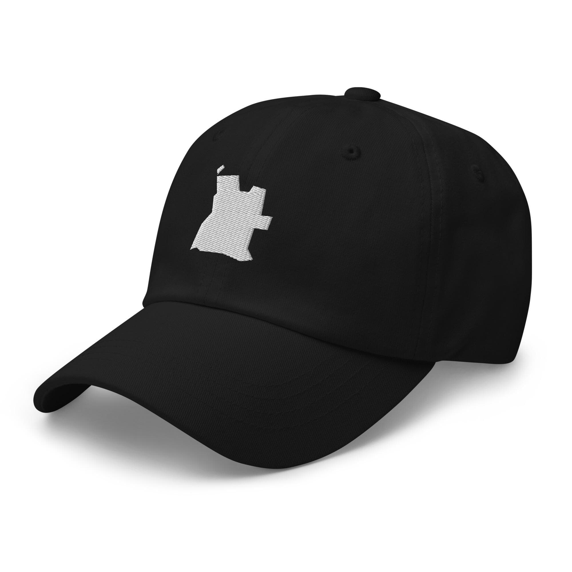 Angola Map Embroidered Hat | Country Flag Baseball Cap | Travel Lover Gift