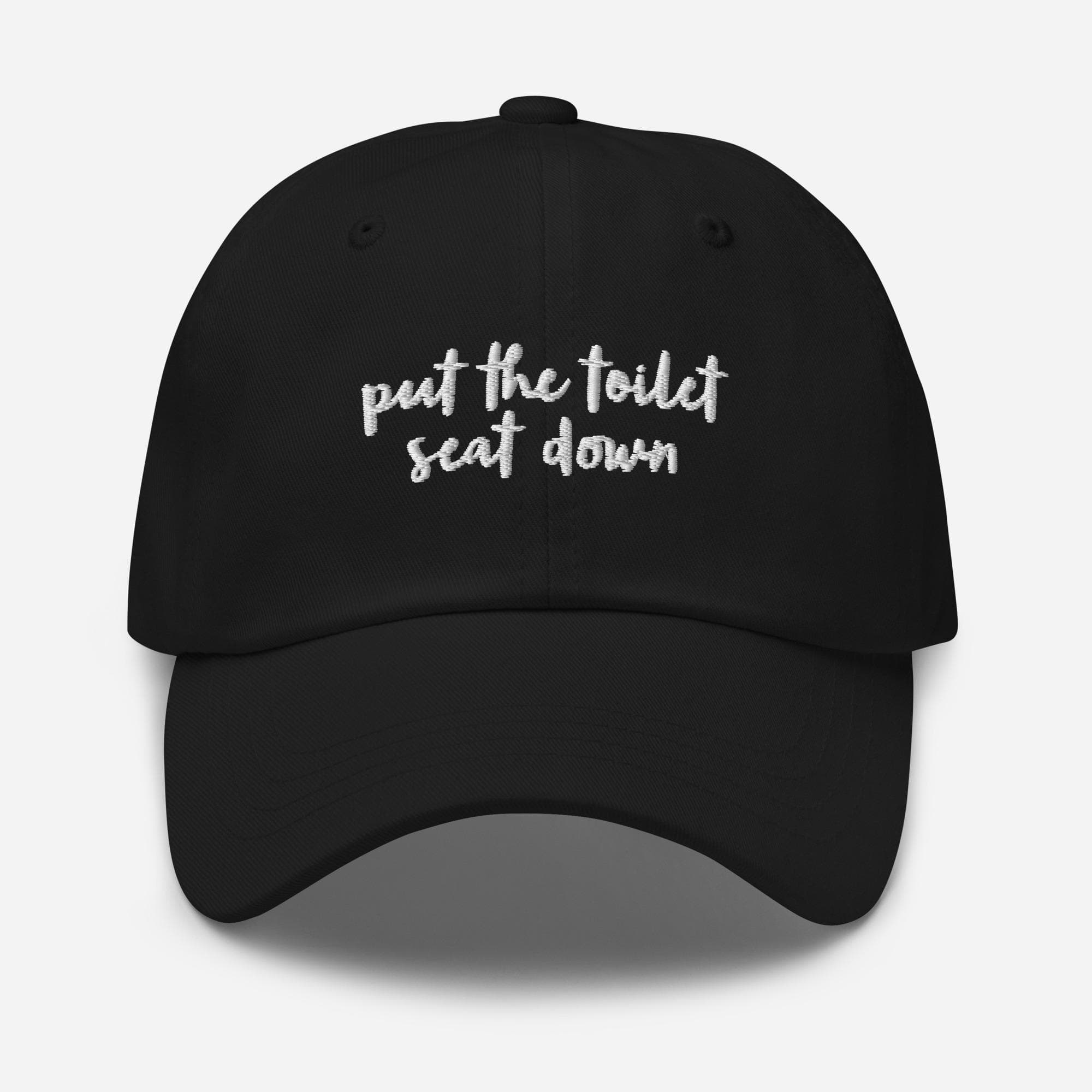 Put the toilet seat down Hat | Embroidered Dad Cap