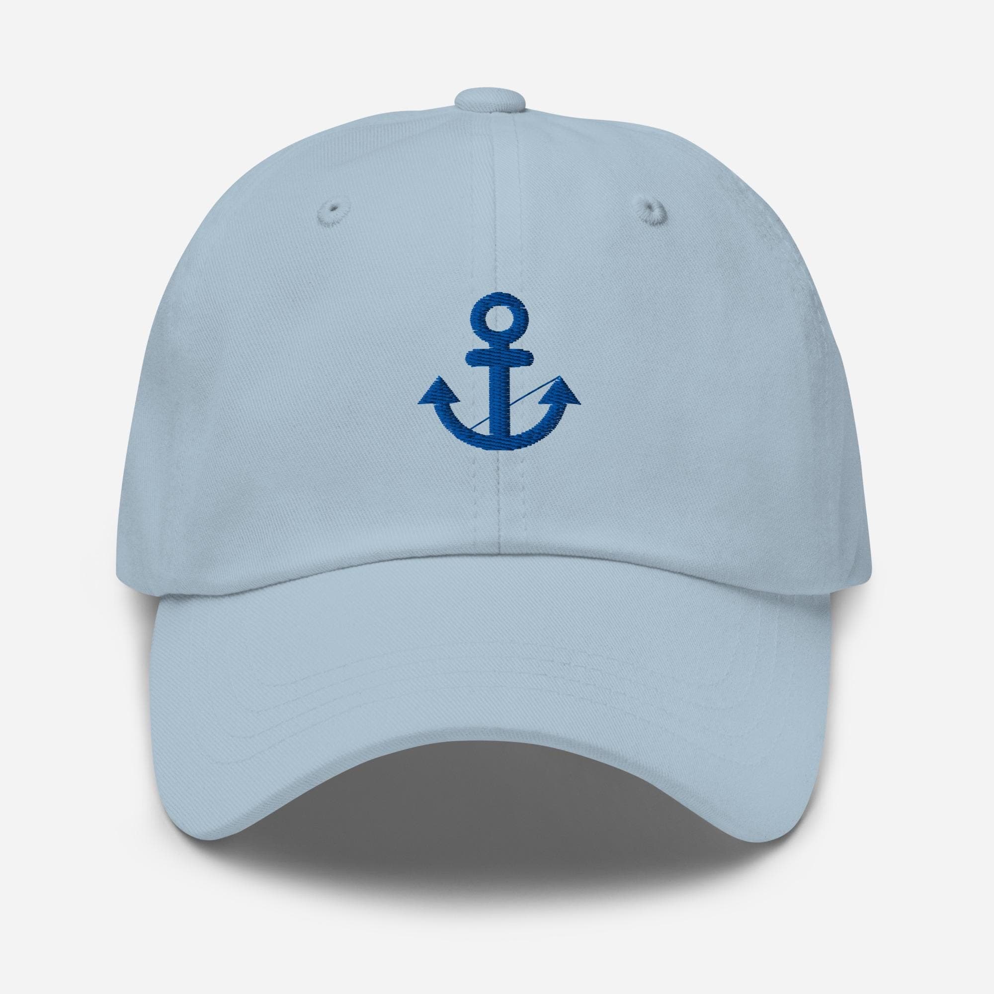 Embroidered Anchor Dad Hat | Nautical Baseball Cap | Sailing Fisherman Gift | Coastal Boho Unisex Cap