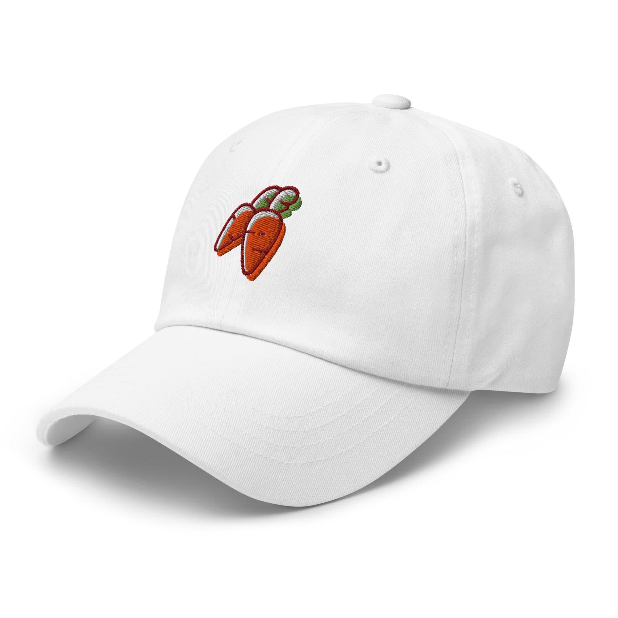 Cute Carrot Baseball Dad Cap | Veggie Lover Hat | Garden Vege Embroidered Cap