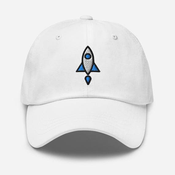 Rocket Embroidered Cap | Space Lover Hat | Astronomy Gift | Rocketship Baseball Cap | Outer Space Dad Hat