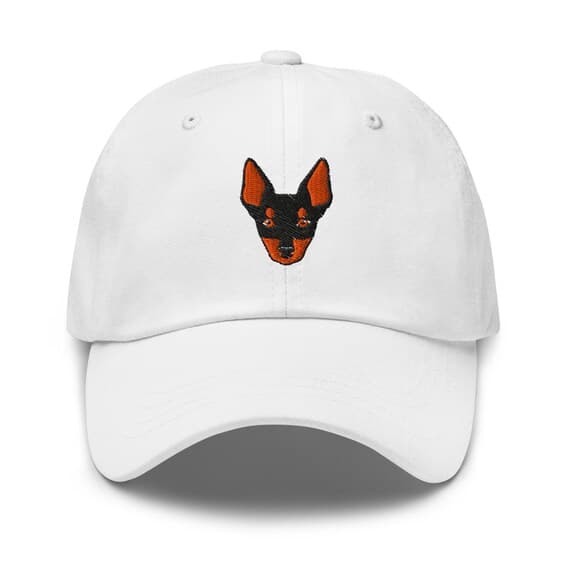 English Toy Terrier Hat Embroidered Hat Gift for Dog Owner Gift for Dad Cute Small Dog Gift Hat Gift for Dog Mom Gift for Dog Dad Hat