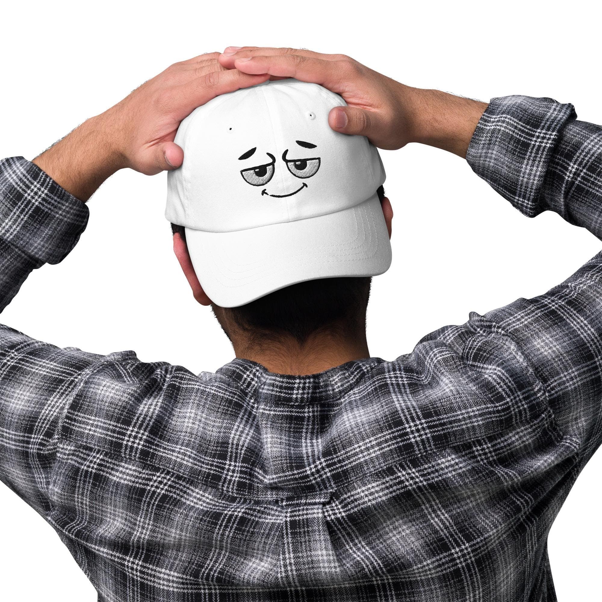 Embroidered Cartoon Smile Hat – Cute Happy Face Cap, Funny Kawaii Dad Hat, Summer Casual Unisex Baseball Cap