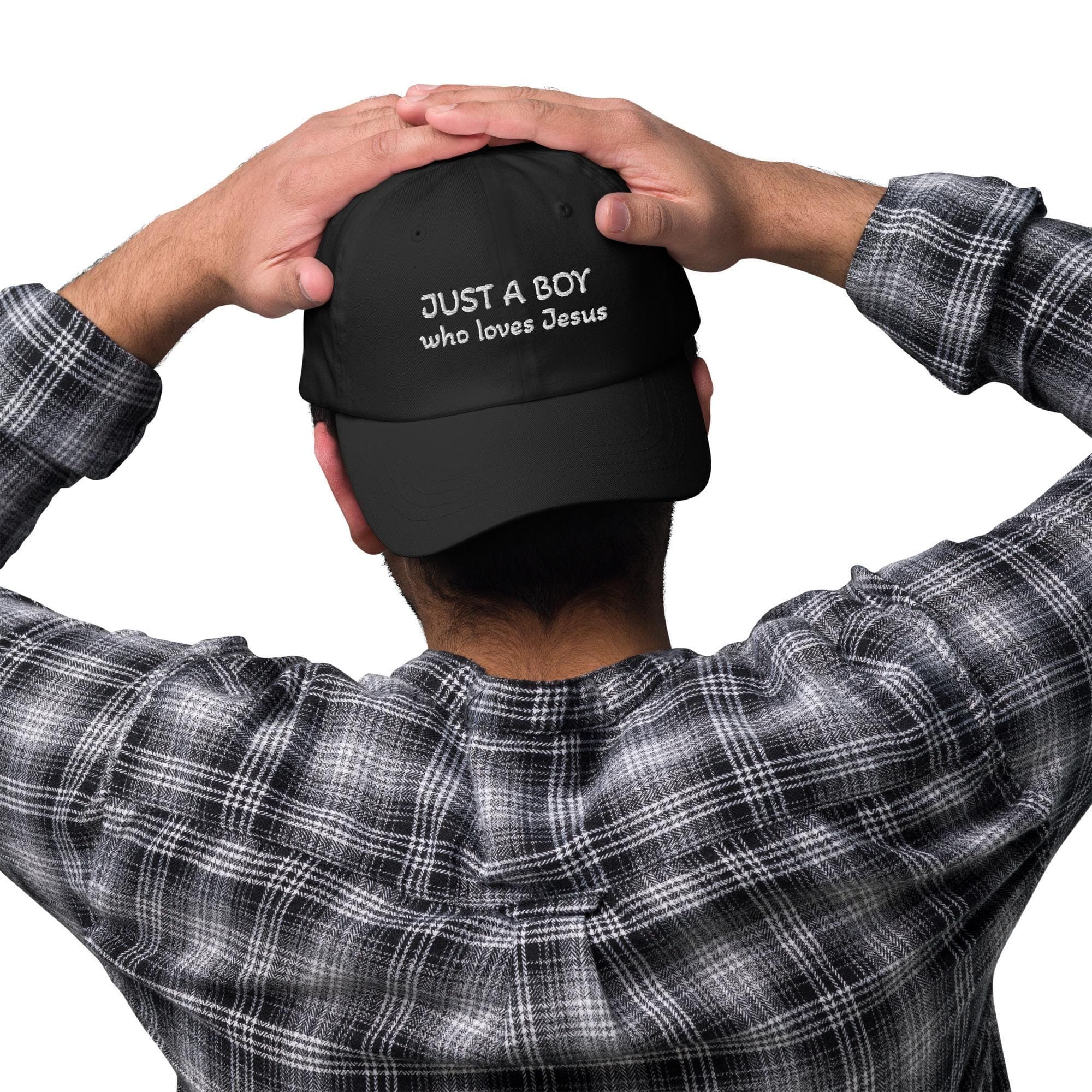 Just A Boy Who Loves Jesus Hat | Embroidered Dad Hat | Christian Hat