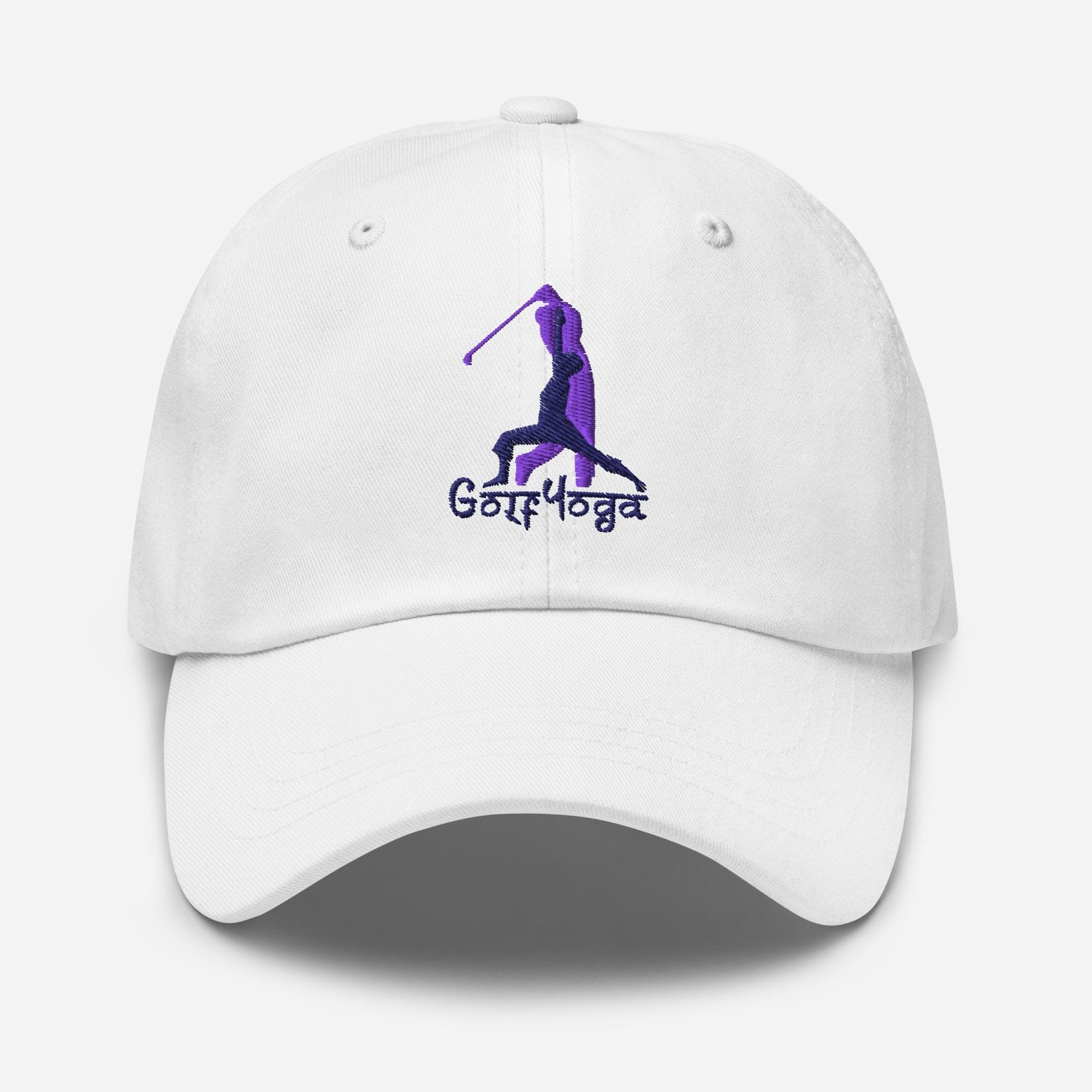 Embroidered Golf Yoga Dad Cap – Sport  Fitness Baseball Hat for Golfers, Yoga Hat Gift