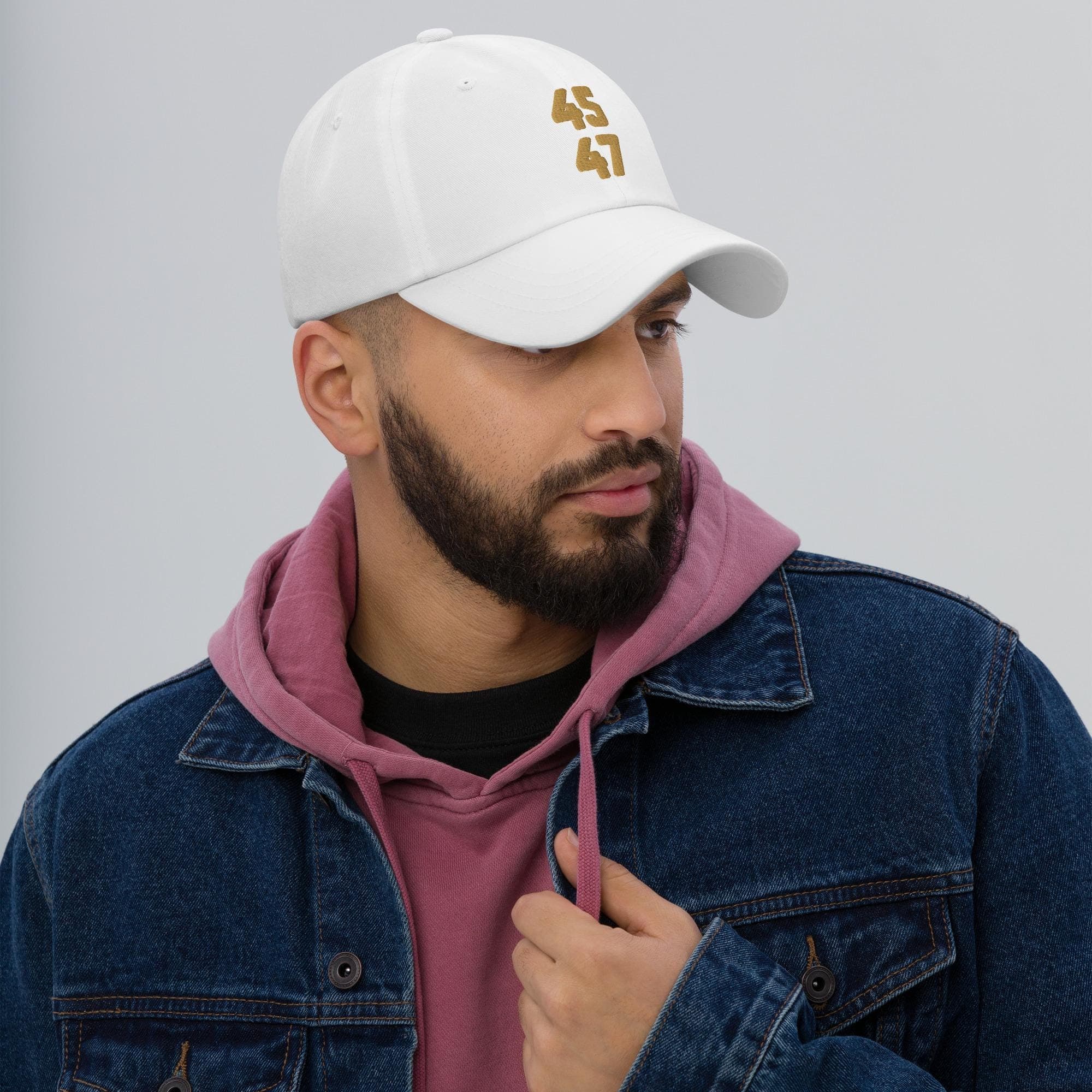 45 47 Dad Hat | Embroidered Hat for Men and Women