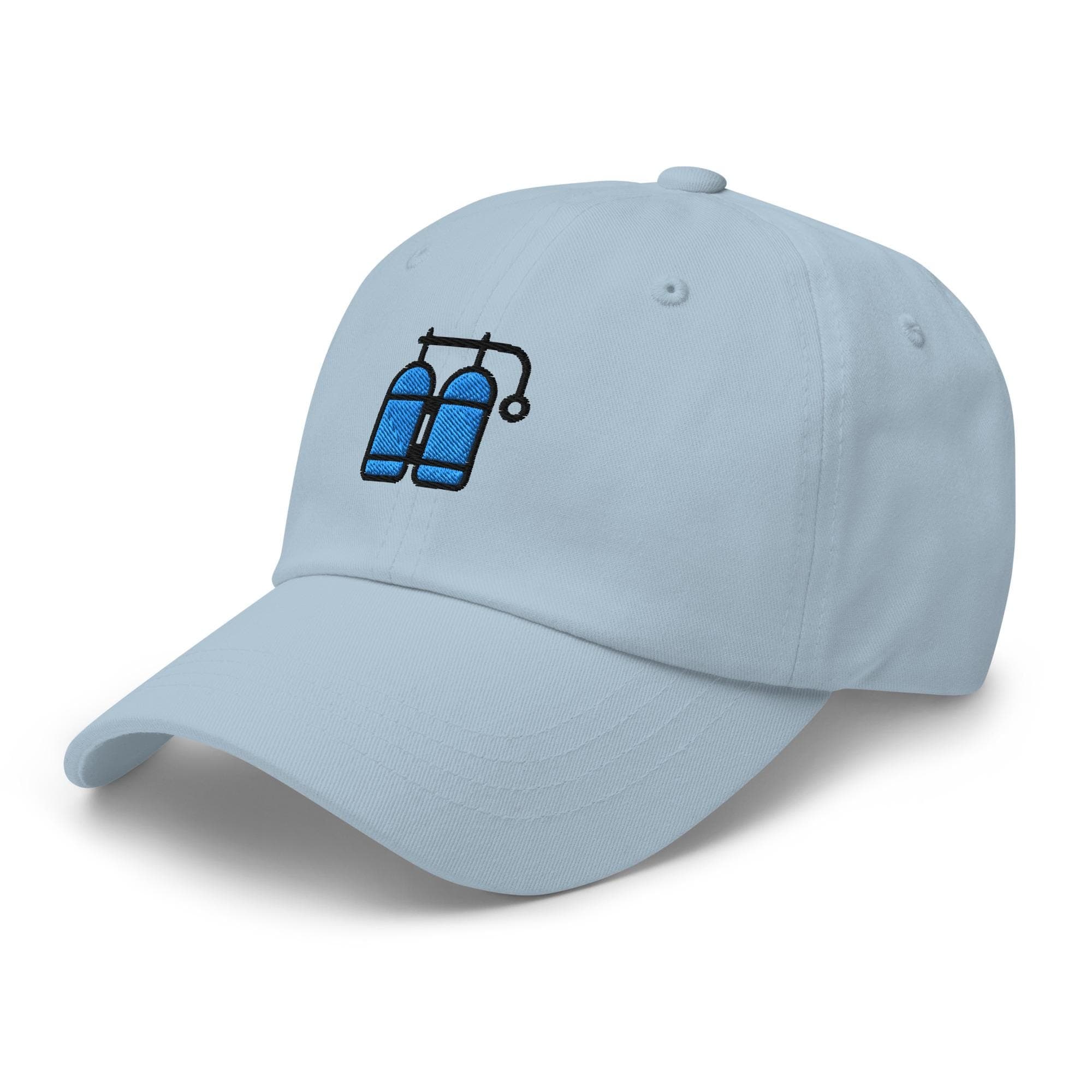 Oxygen Tank Embroidered Cap | Scuba Diving Hat | Swimmer Gift | Athlete Oxygen Icon Cap | Sports Training Baseball Hat | Diver Cap Gift