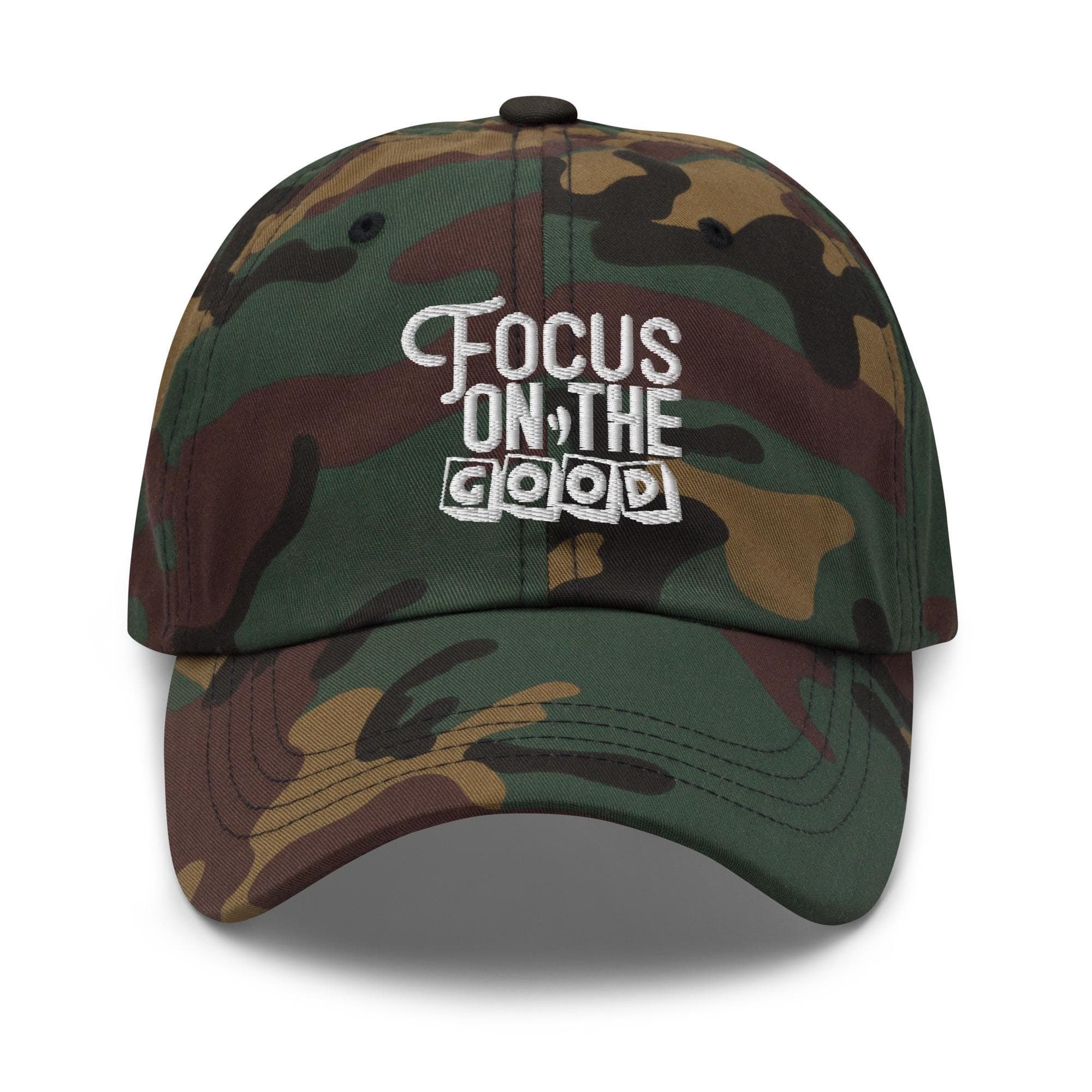 Focus On The Good Embroidered Dad Hat Gift for Dad Mental Hat Self Care Hat Self Love Hat Therapy Hat Mental Health Awareness Cap Inspired