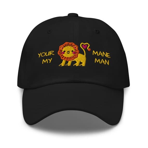 Your My Mane Man Hat Embroidered Hat Valentines Gift for Couple Cute Lion Hat Gift for Kids Gift for Teens Gift for Family Birthday Gift